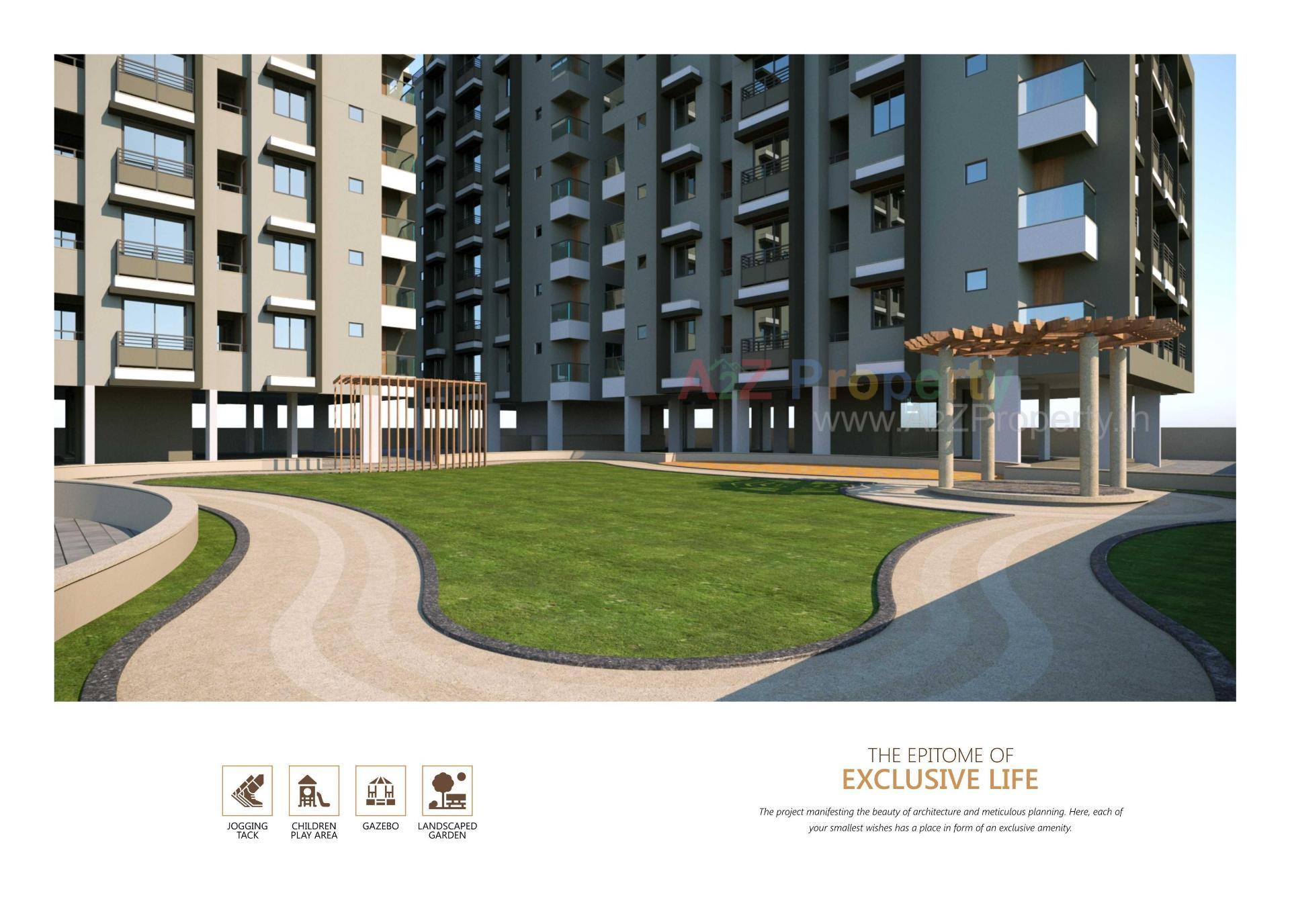3D Elevation of real estate project Ved Vihar located at Vastral, Ahmedabad, Gujarat