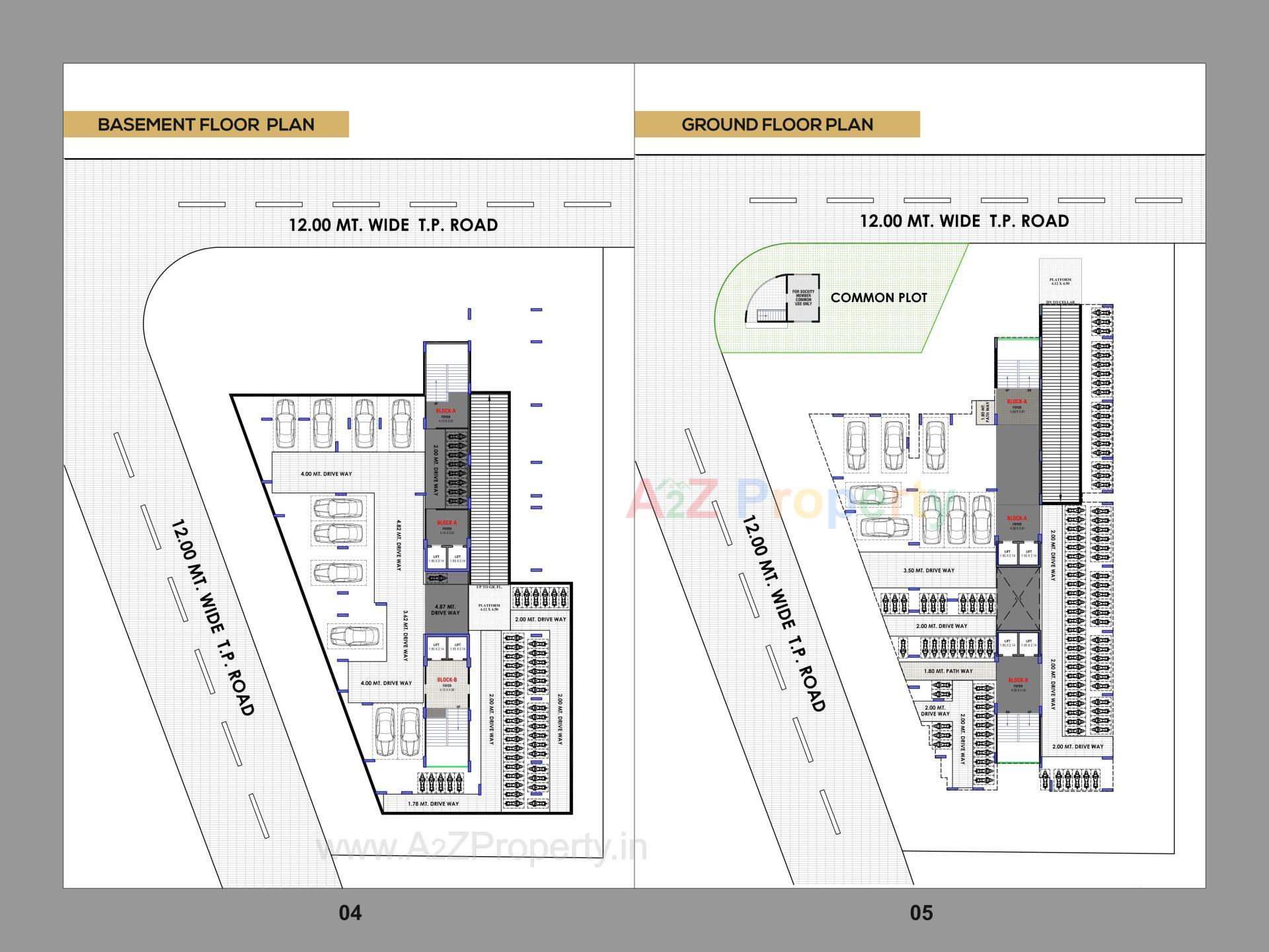 Layout of real estate project Vedant located at Naroda, Ahmedabad, Gujarat