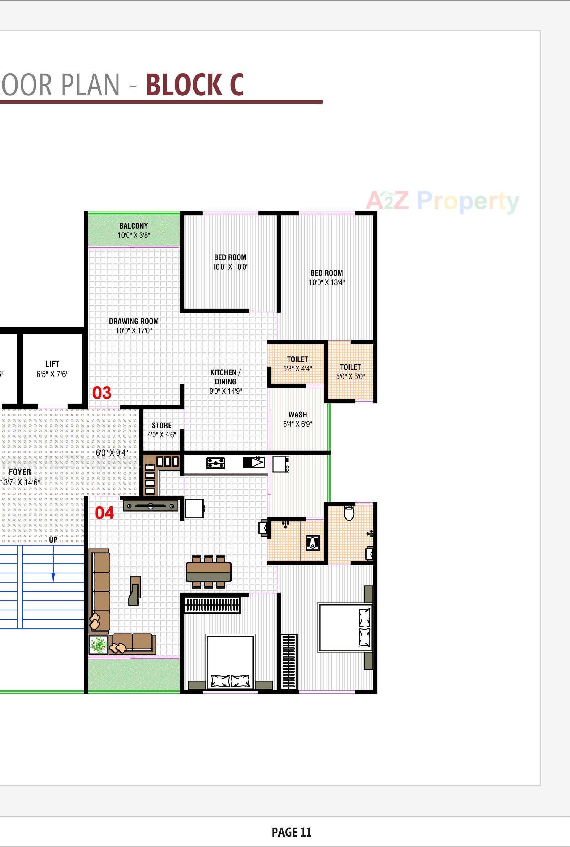Layout of real estate project Vedant Antilia located at Vastral, Ahmedabad, Gujarat