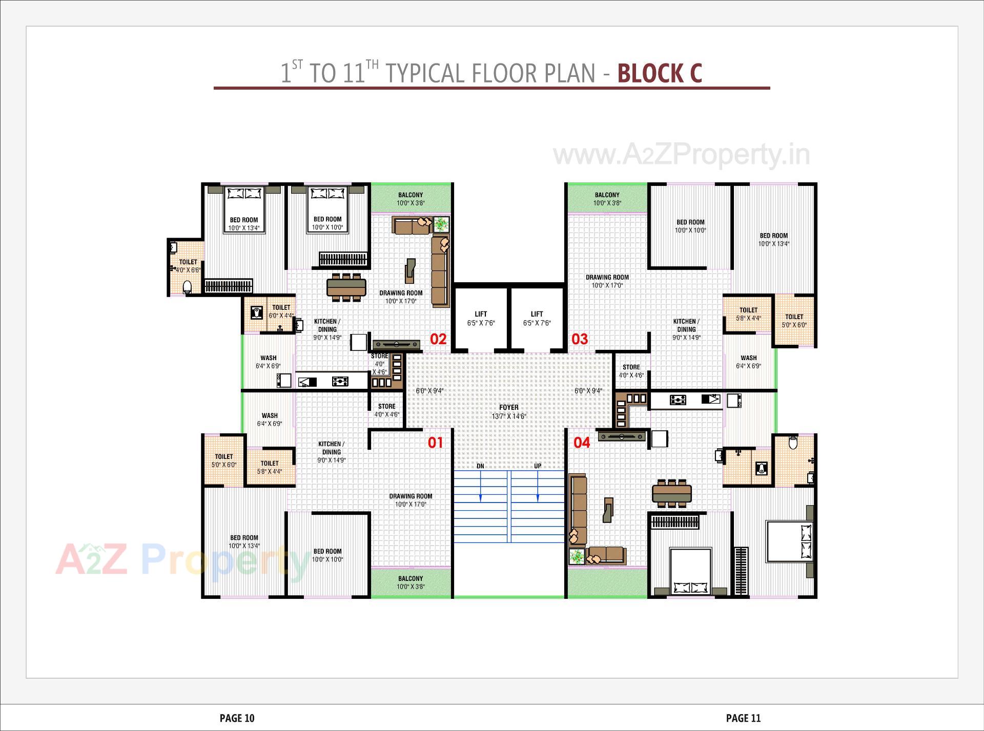 Layout of real estate project Vedant Antilia located at Vastral, Ahmedabad, Gujarat