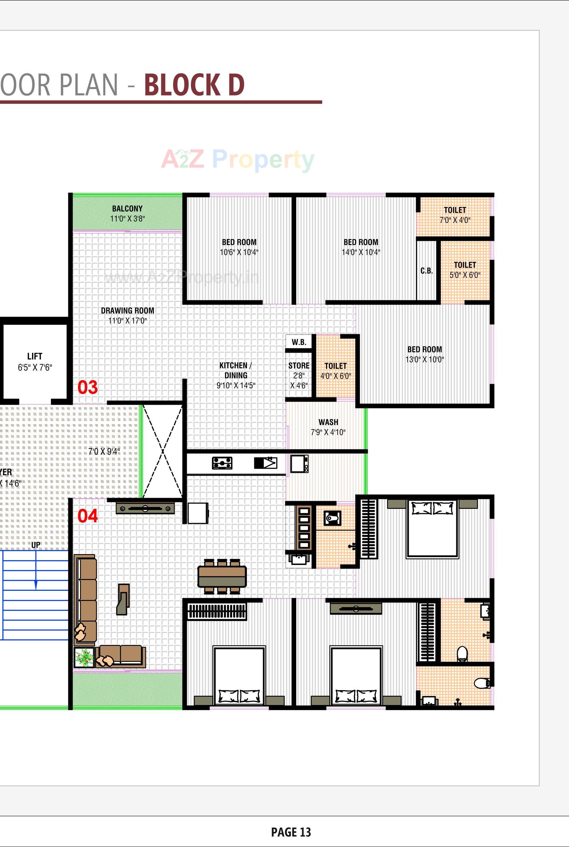 Layout of real estate project Vedant Antilia located at Vastral, Ahmedabad, Gujarat