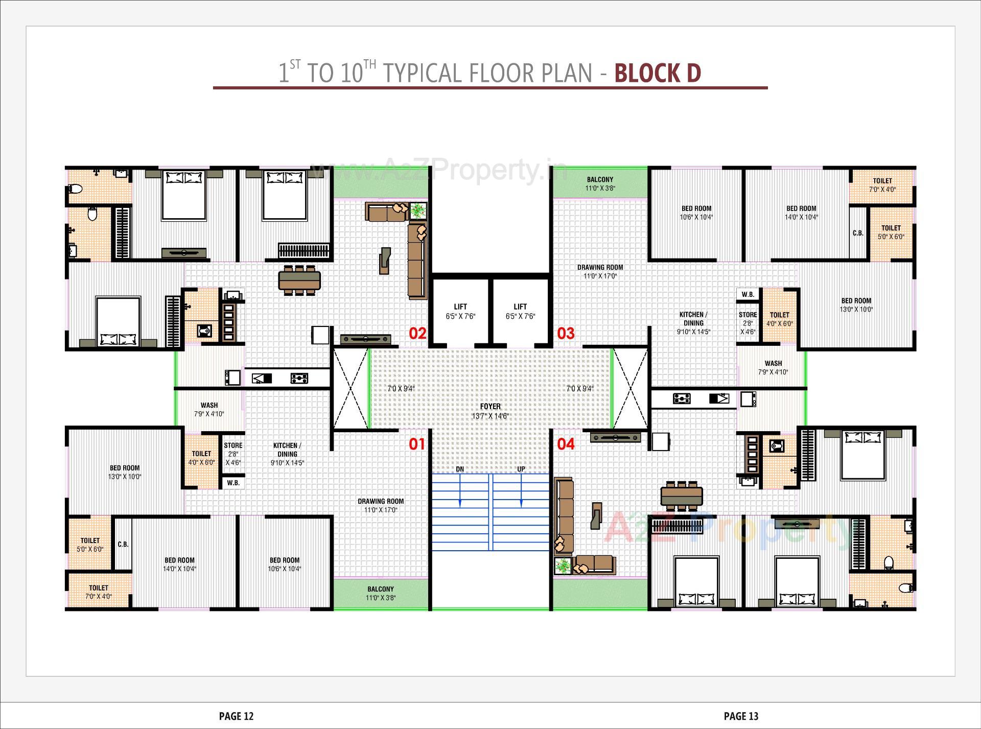 Layout of real estate project Vedant Antilia located at Vastral, Ahmedabad, Gujarat