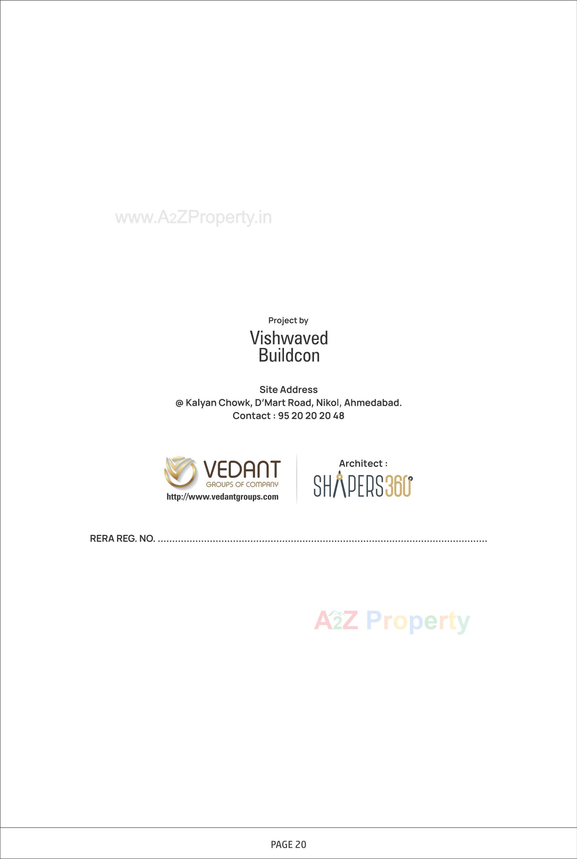  of real estate project Vedant Highend located at Nikol, Ahmedabad, Gujarat