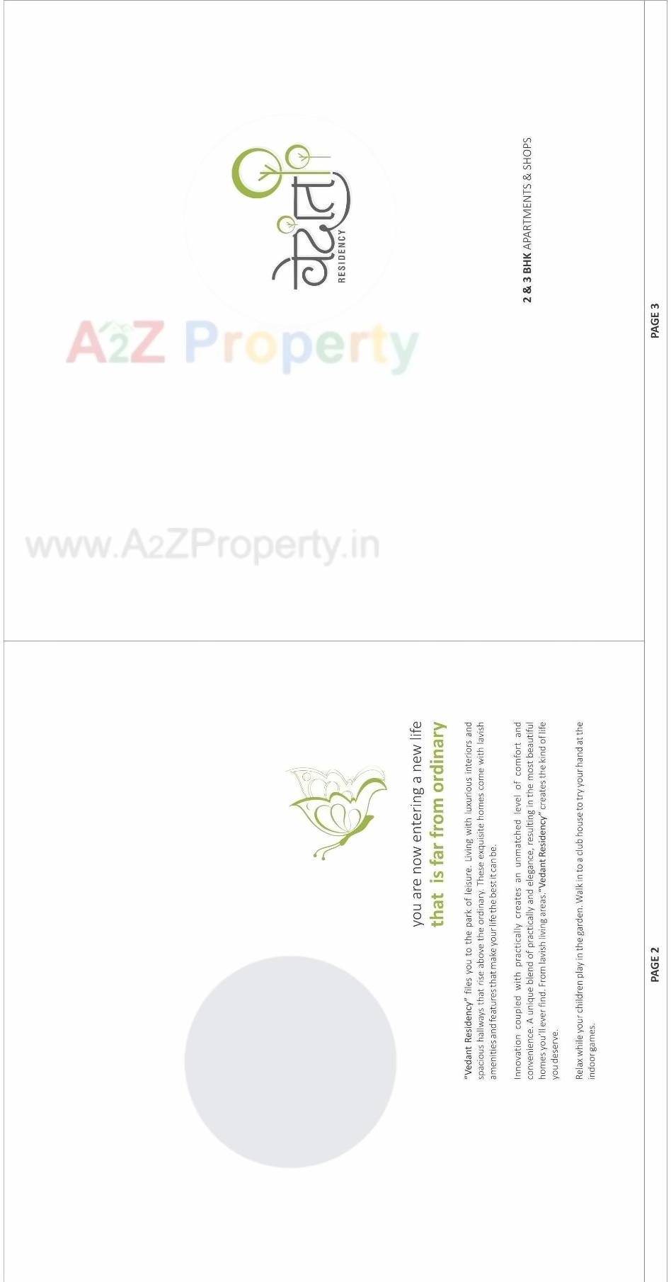  of real estate project Vedant Residency located at Vastral, Ahmedabad, Gujarat