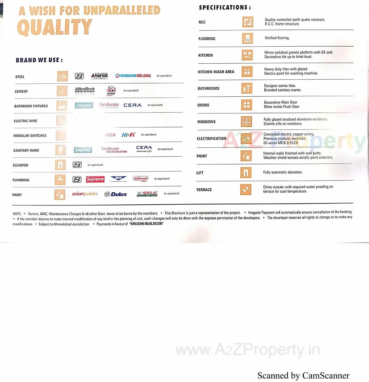  of real estate project Vedant Scarlett located at Vastral, Ahmedabad, Gujarat