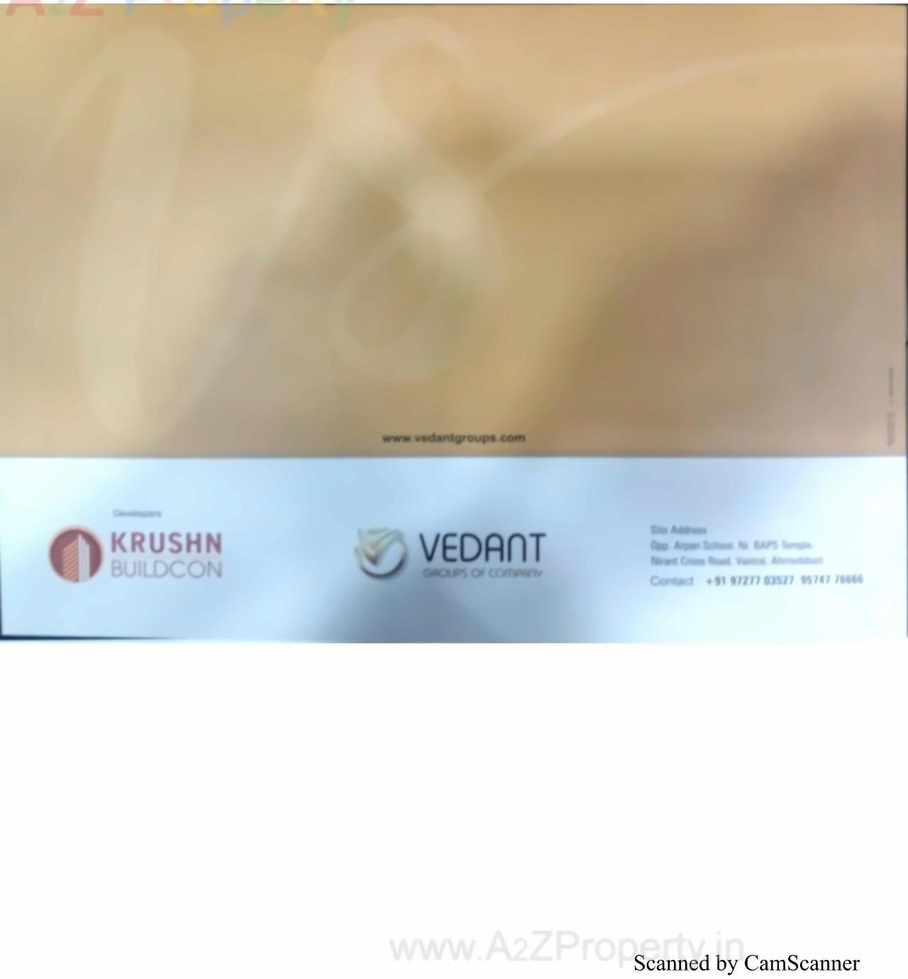  of real estate project Vedant Scarlett located at Vastral, Ahmedabad, Gujarat