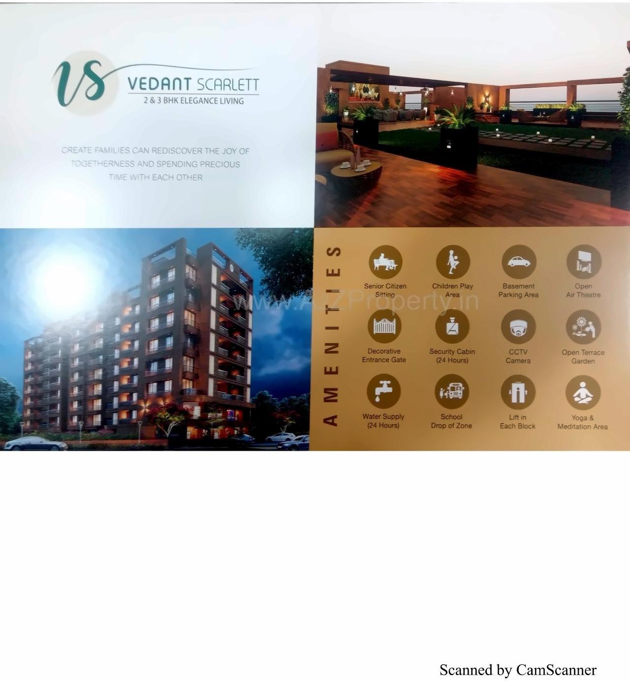  of real estate project Vedant Scarlett located at Vastral, Ahmedabad, Gujarat