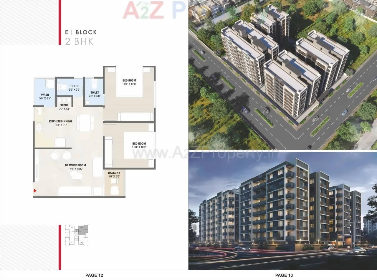 Layout of real estate project Vedant Sky located at Nikol, Ahmedabad, Gujarat