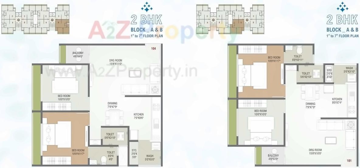 Layout of real estate project Vedant Skyline located at Vastral, Ahmedabad, Gujarat
