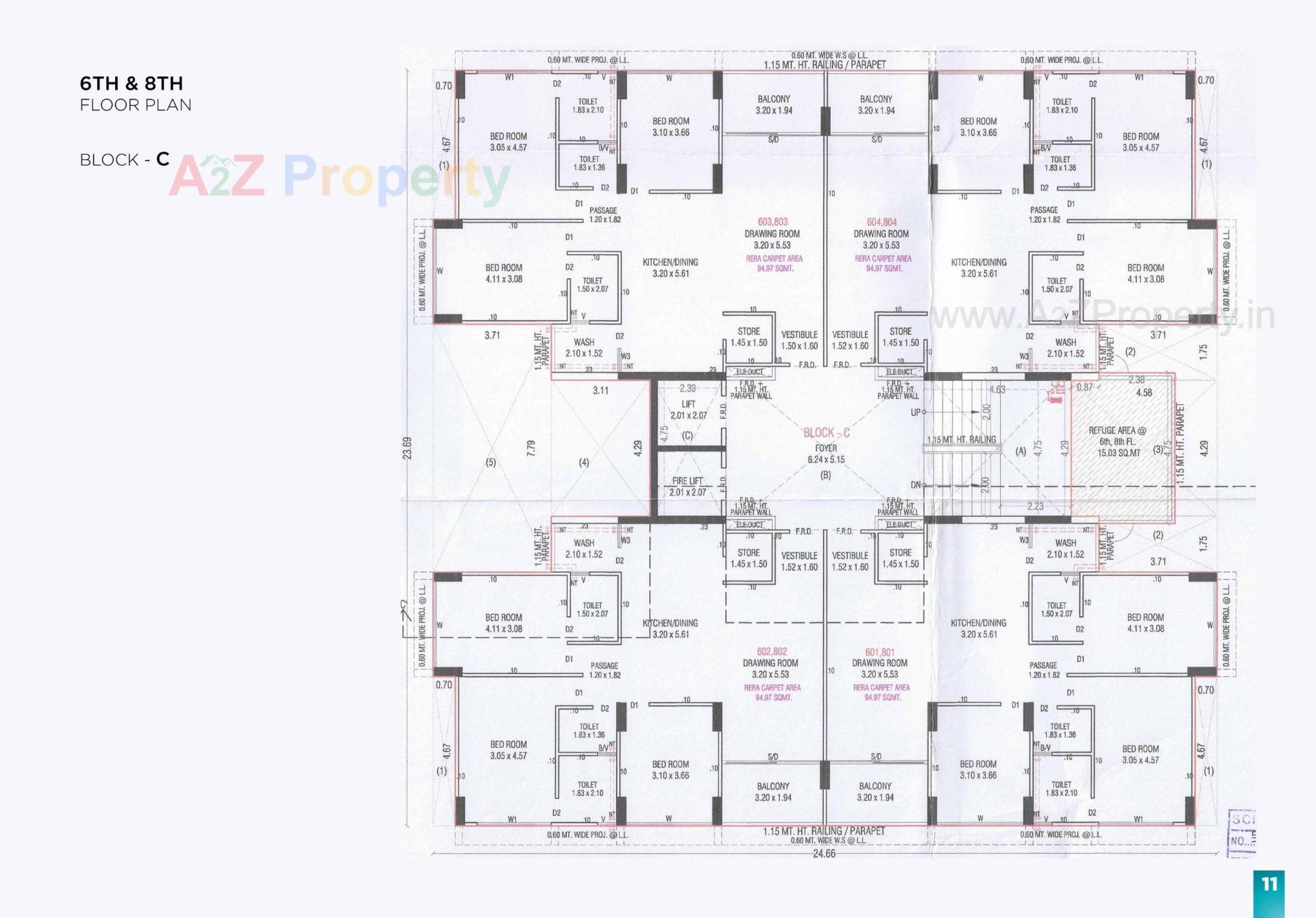 Layout of real estate project Vedkalp located at Vastral, Ahmedabad, Gujarat