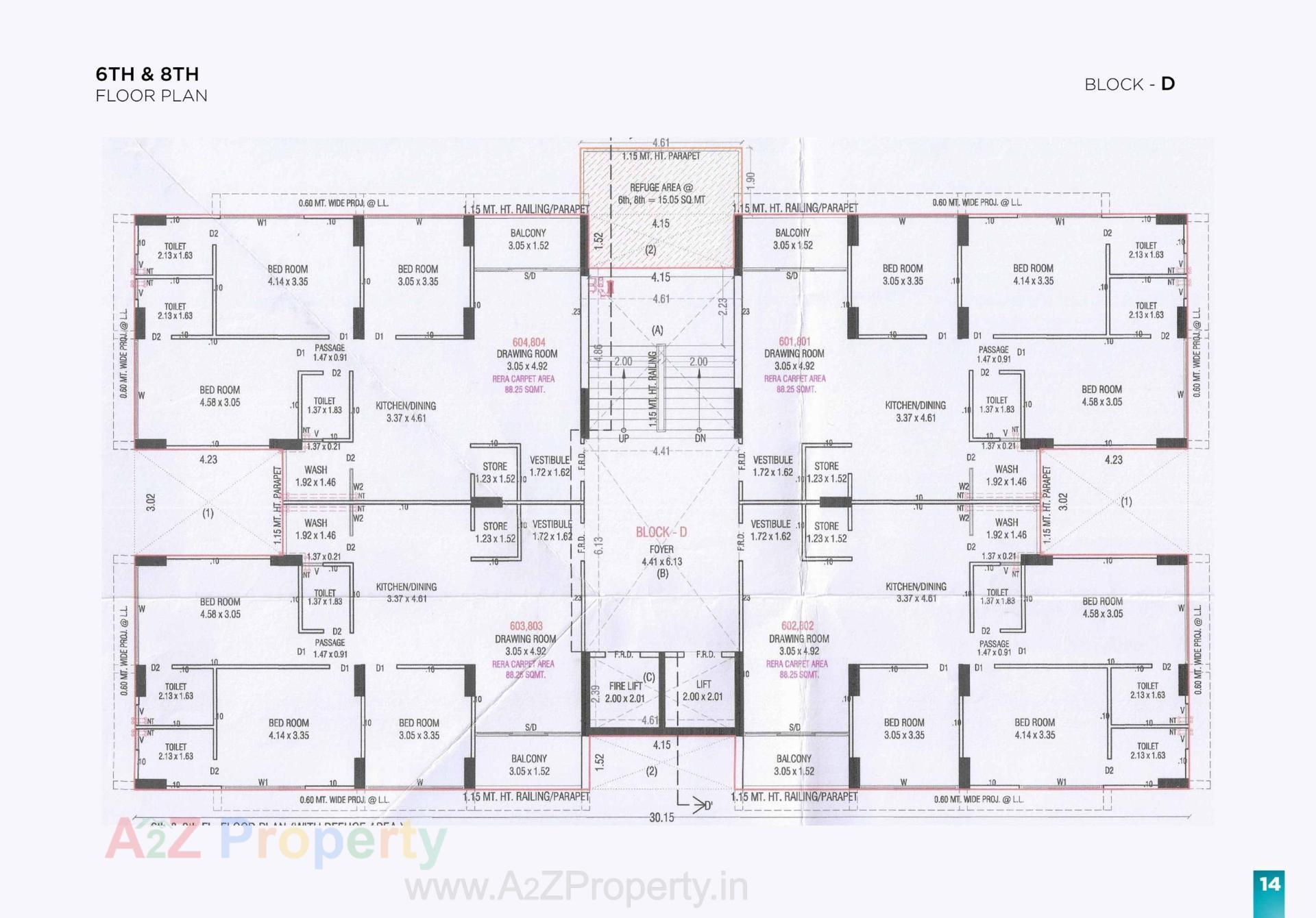 Layout of real estate project Vedkalp located at Vastral, Ahmedabad, Gujarat
