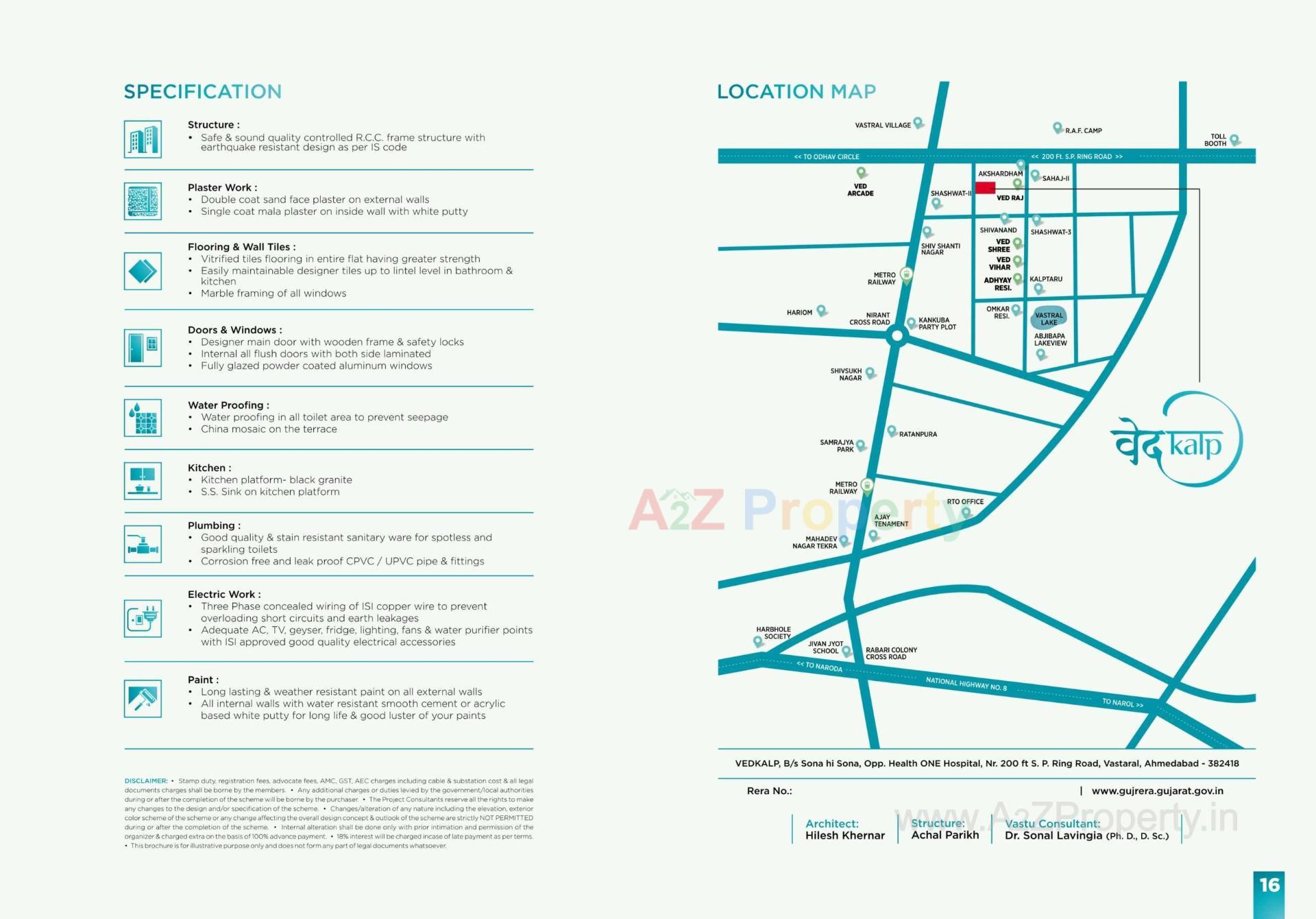  of real estate project Vedkalp located at Vastral, Ahmedabad, Gujarat