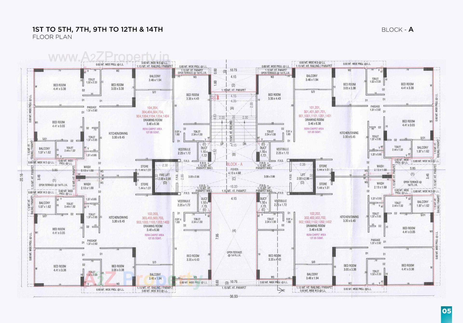 Layout of real estate project Vedkalp located at Vastral, Ahmedabad, Gujarat