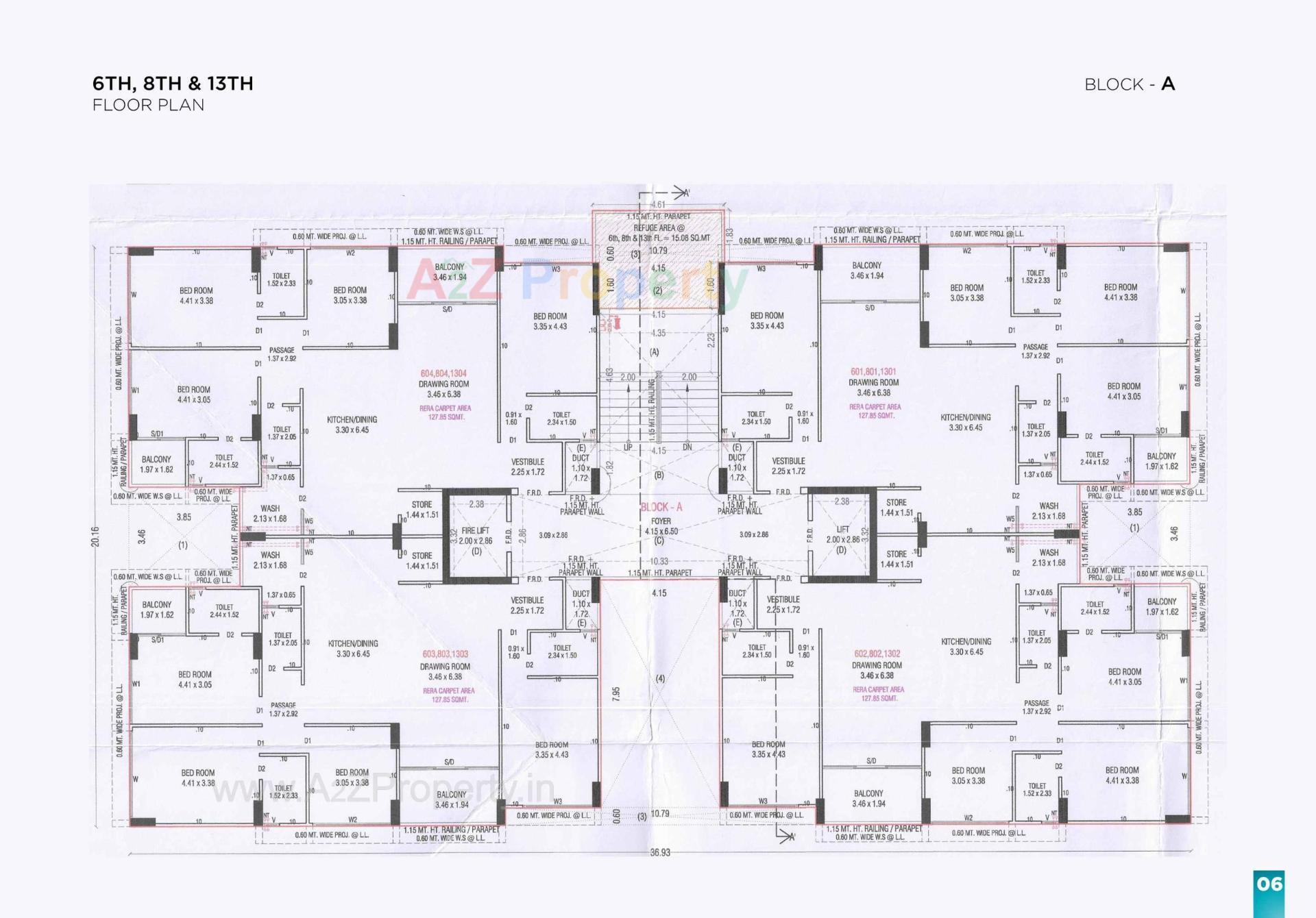 Layout of real estate project Vedkalp located at Vastral, Ahmedabad, Gujarat