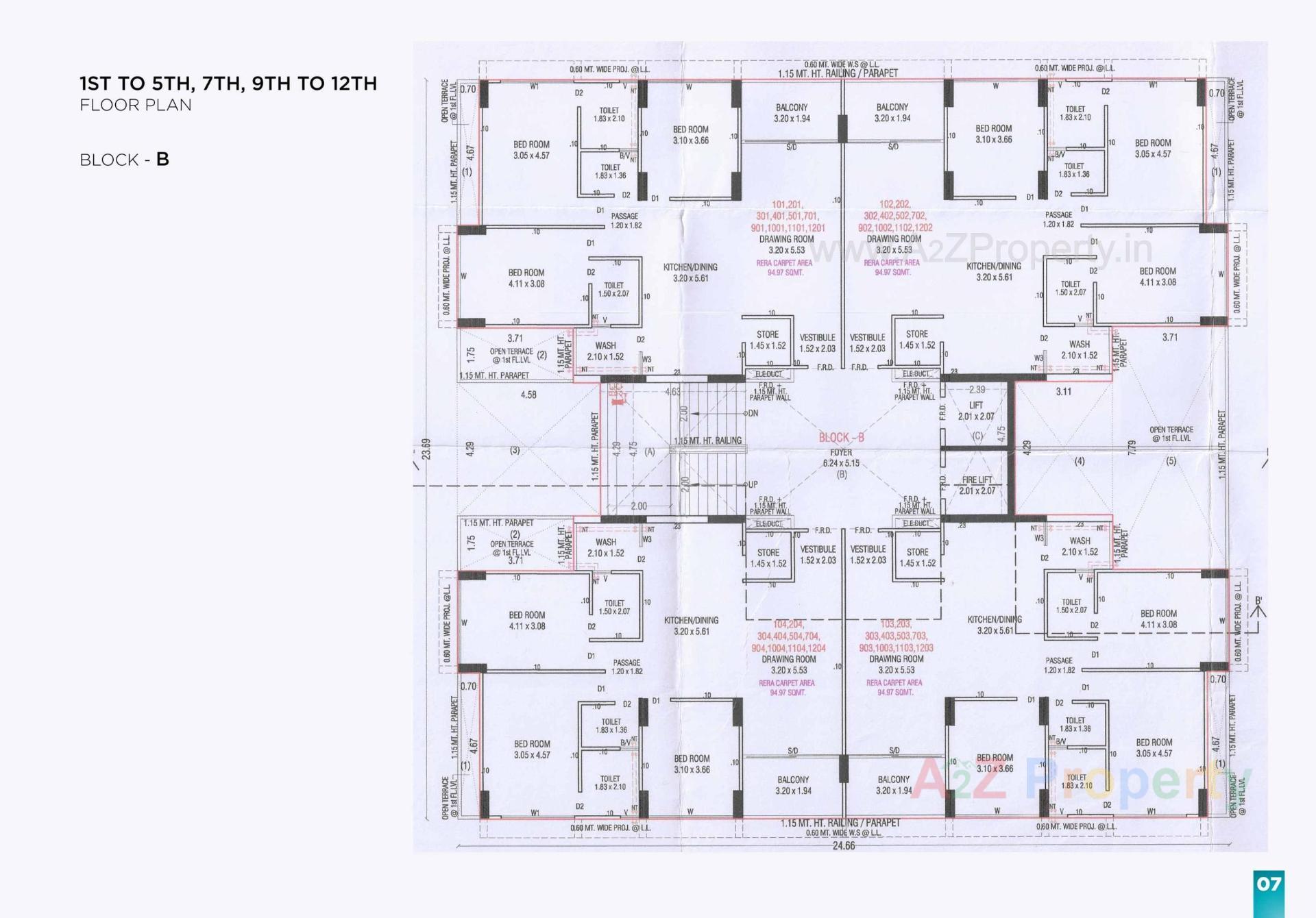 Layout of real estate project Vedkalp located at Vastral, Ahmedabad, Gujarat