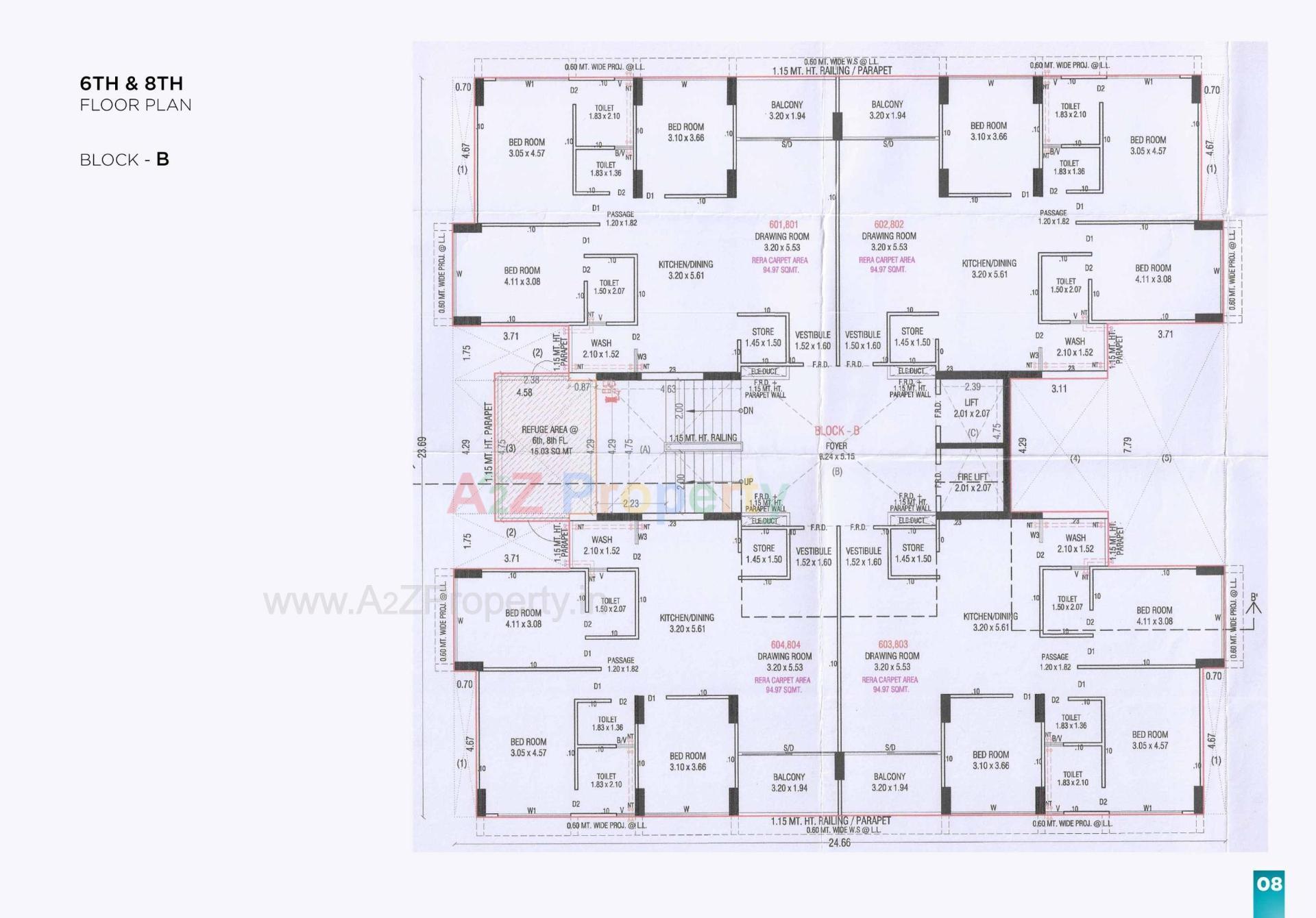Layout of real estate project Vedkalp located at Vastral, Ahmedabad, Gujarat