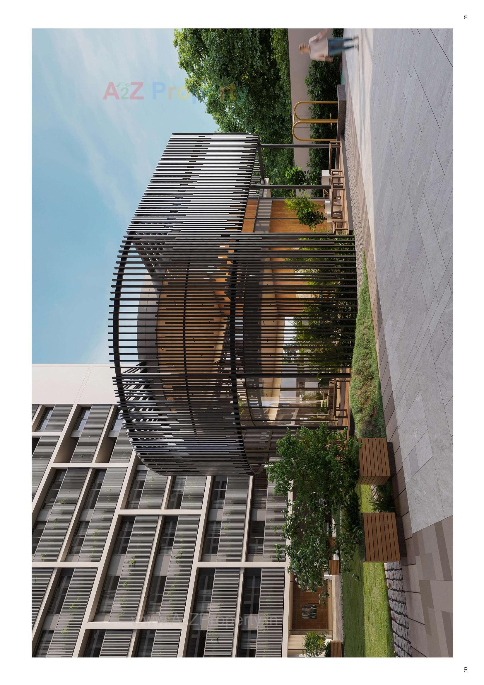 3D Elevation of real estate project Veltis Respair located at Khoraj, Ahmedabad, Gujarat