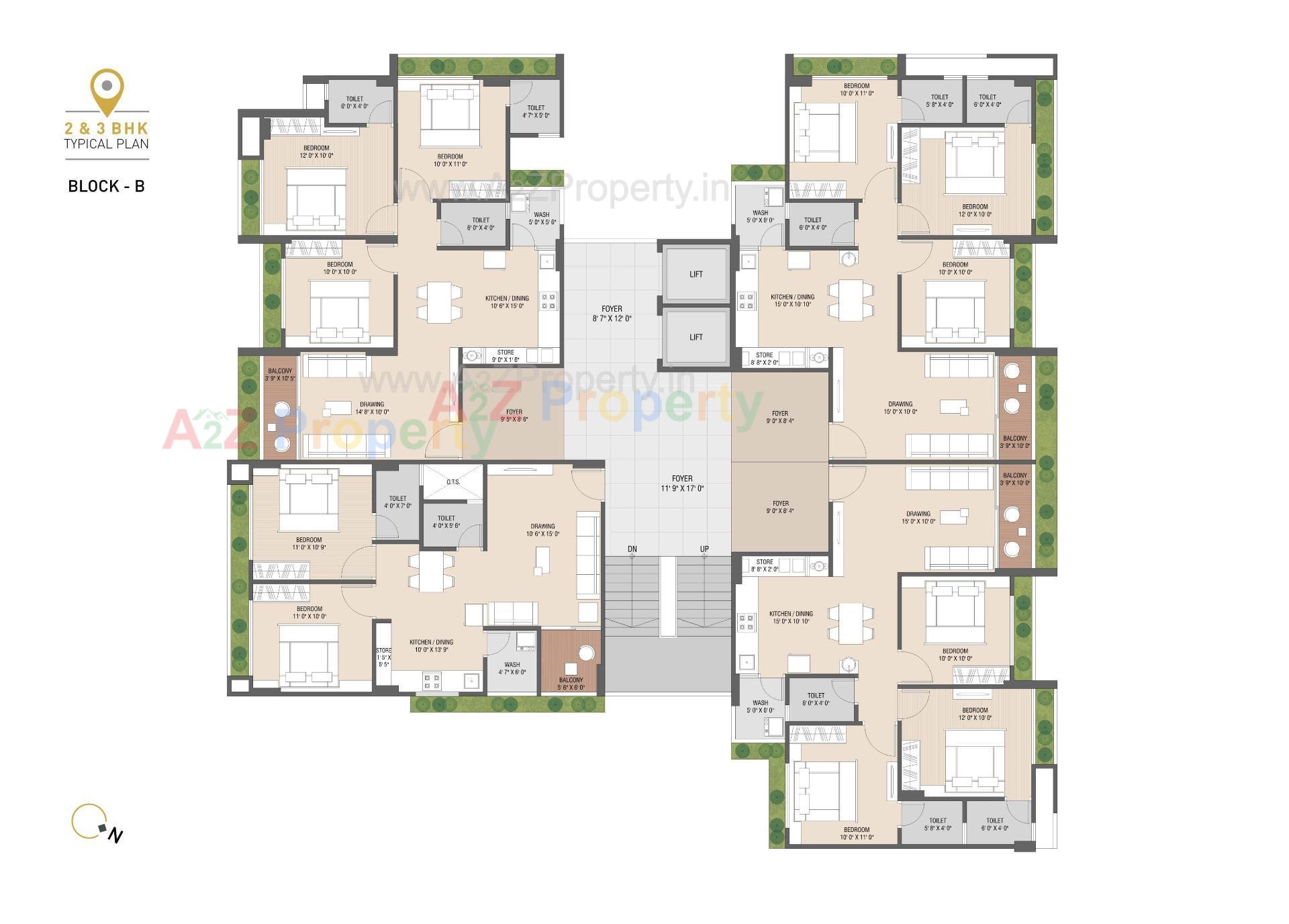 Layout of real estate project Venue located at Shilaj, Ahmedabad, Gujarat