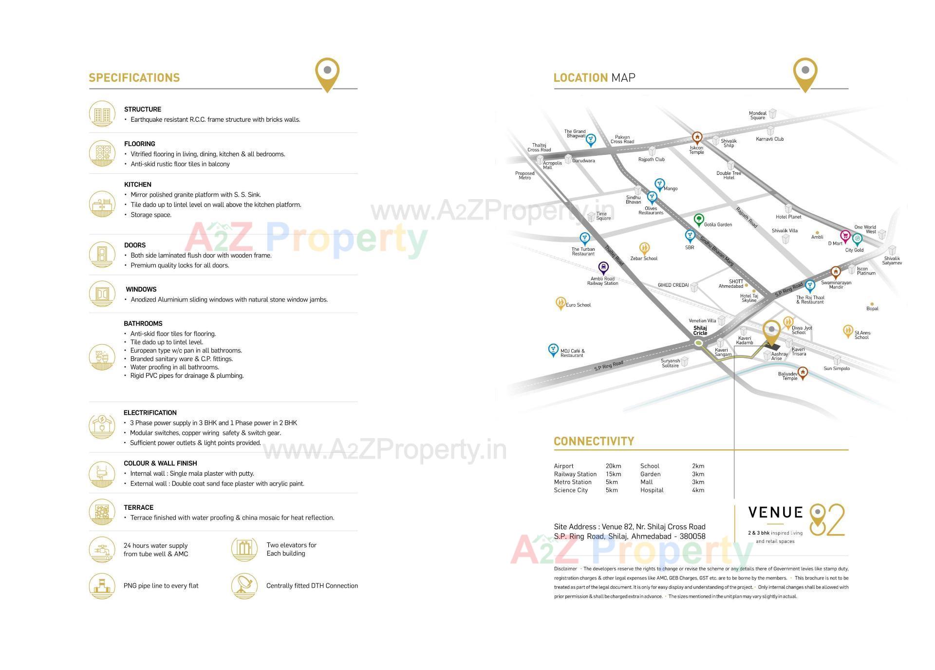  of real estate project Venue located at Shilaj, Ahmedabad, Gujarat