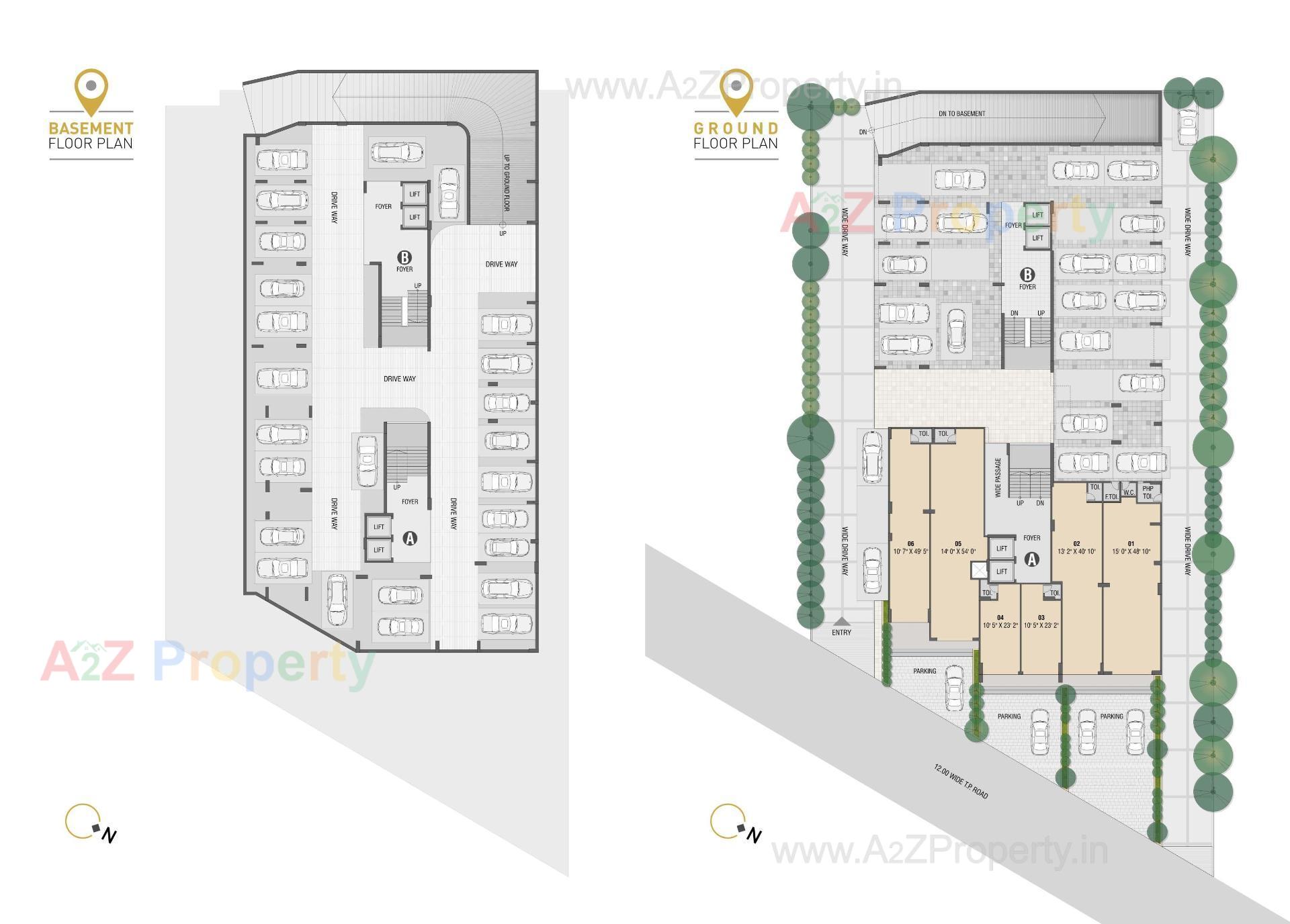 Layout of real estate project Venue located at Shilaj, Ahmedabad, Gujarat