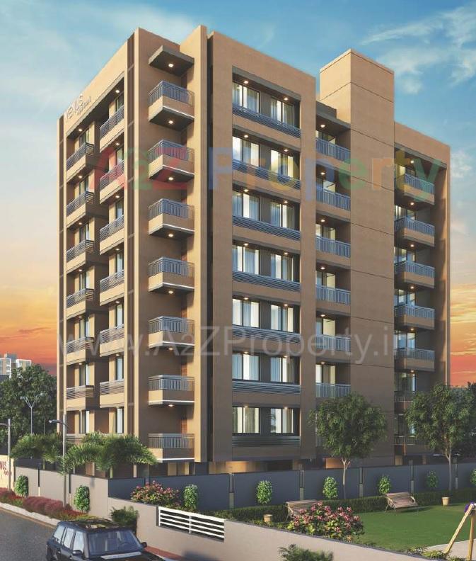 3D Elevation of real estate project Venus Apartment located at Thaltej, Ahmedabad, Gujarat