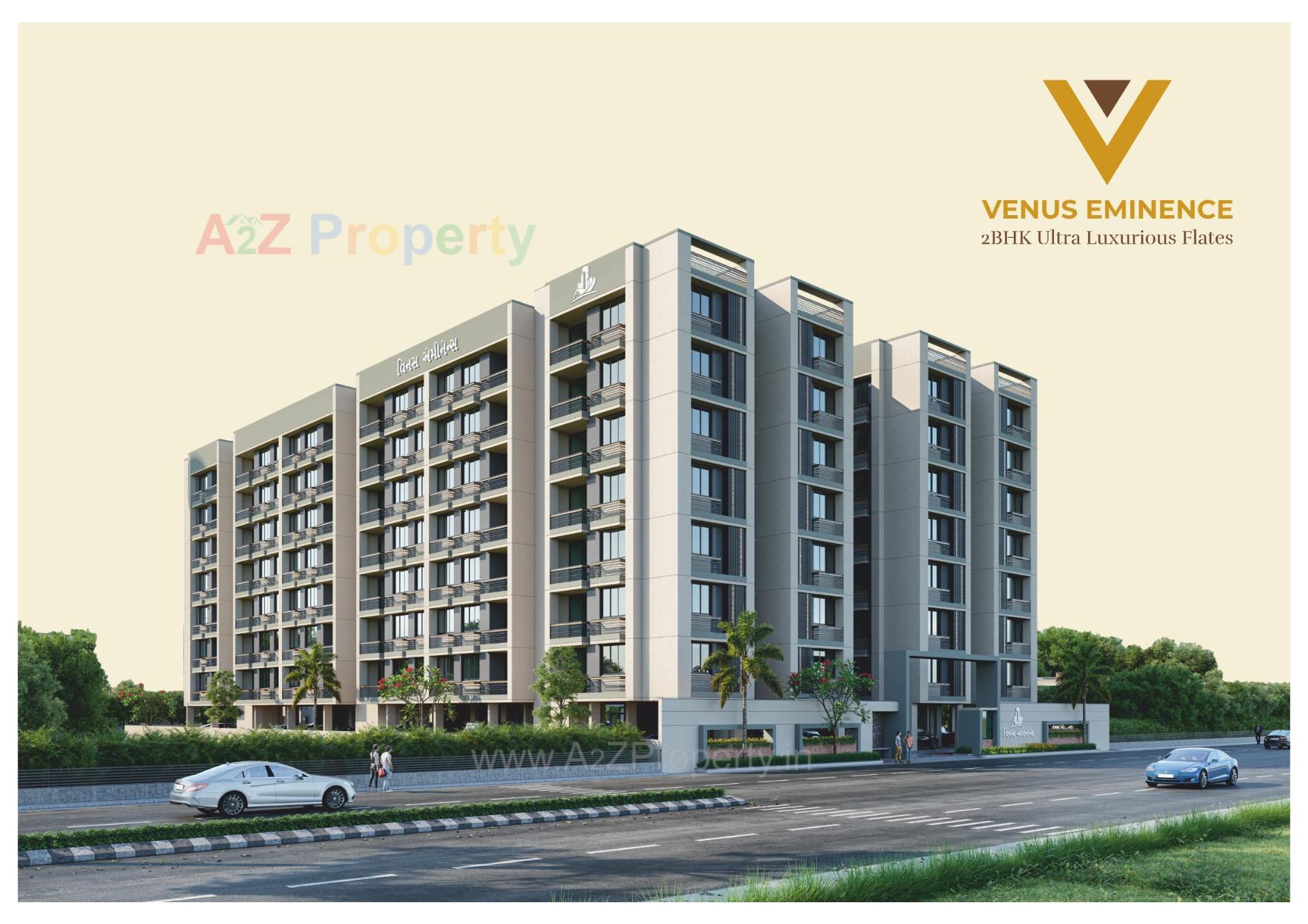 3D Elevation of real estate project Venus Eminence located at Singarva, Ahmedabad, Gujarat