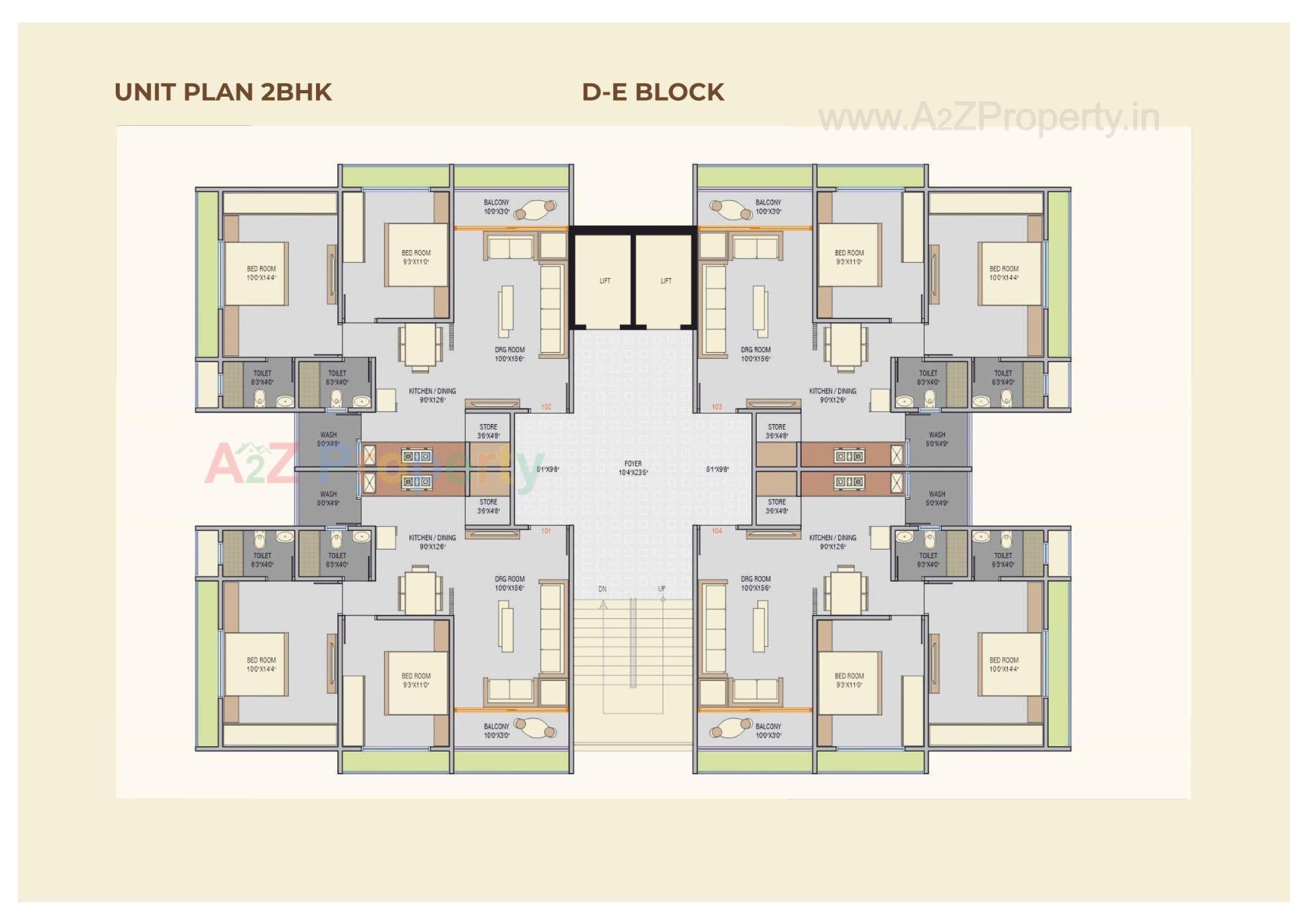 Layout of real estate project Venus Eminence located at Singarva, Ahmedabad, Gujarat