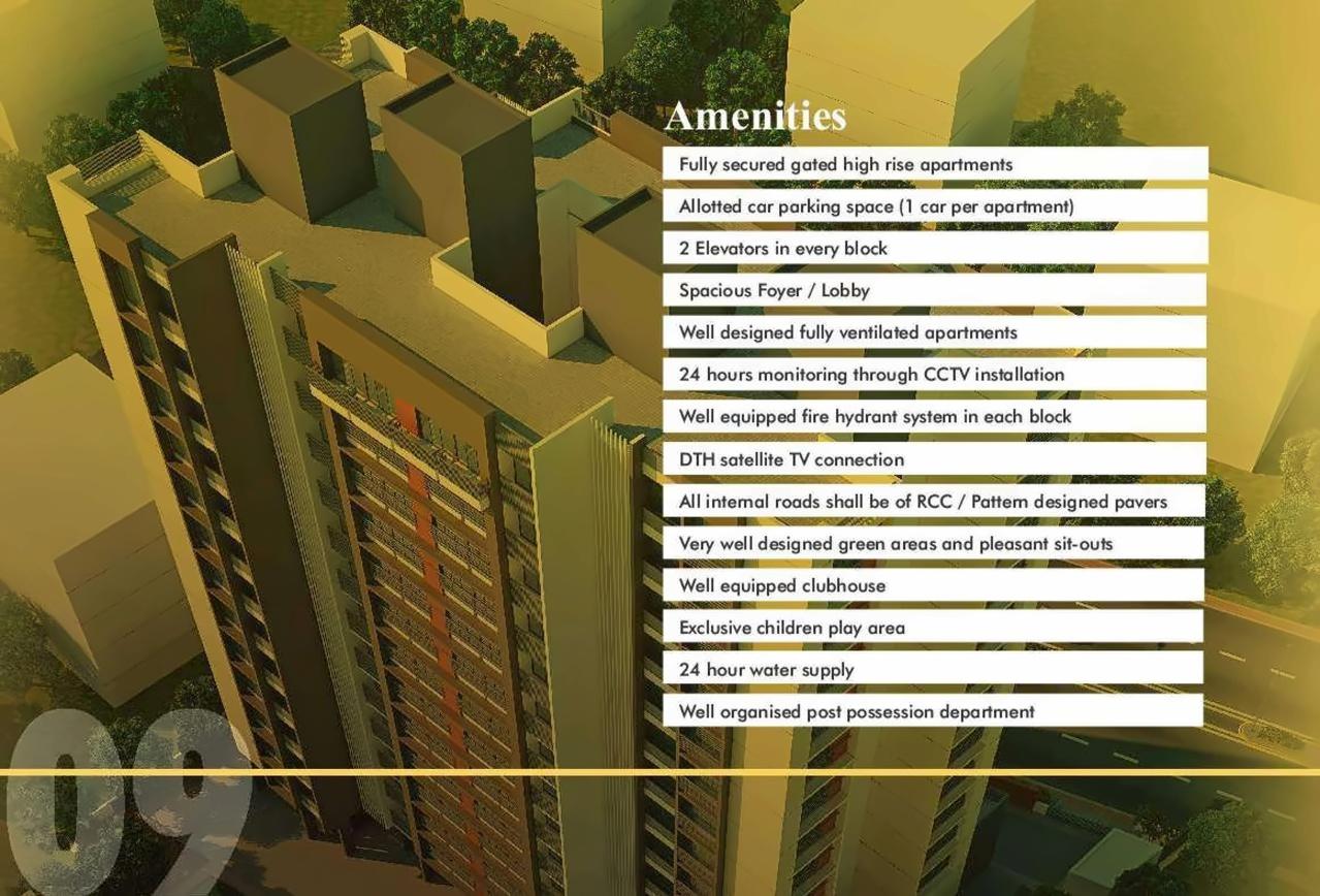 3D Elevation of real estate project Venus Parkheights located at Gyaspur, Ahmedabad, Gujarat