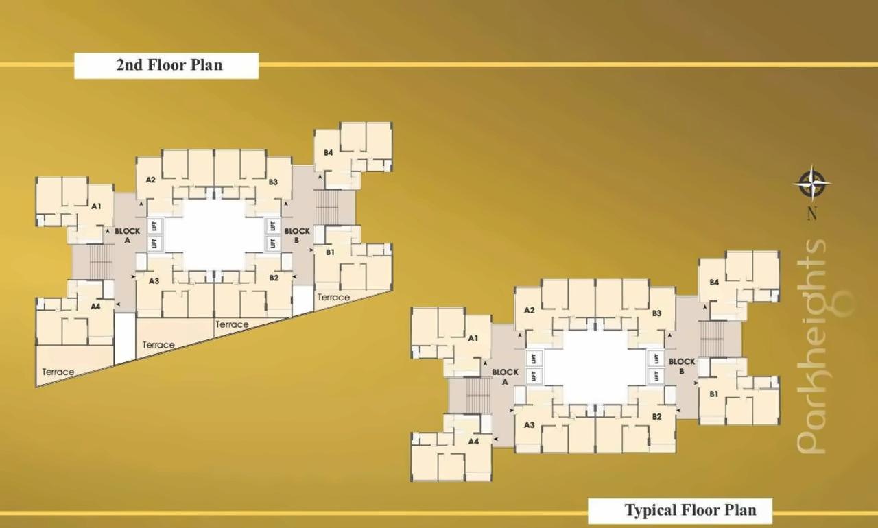 Layout of real estate project Venus Parkheights located at Gyaspur, Ahmedabad, Gujarat