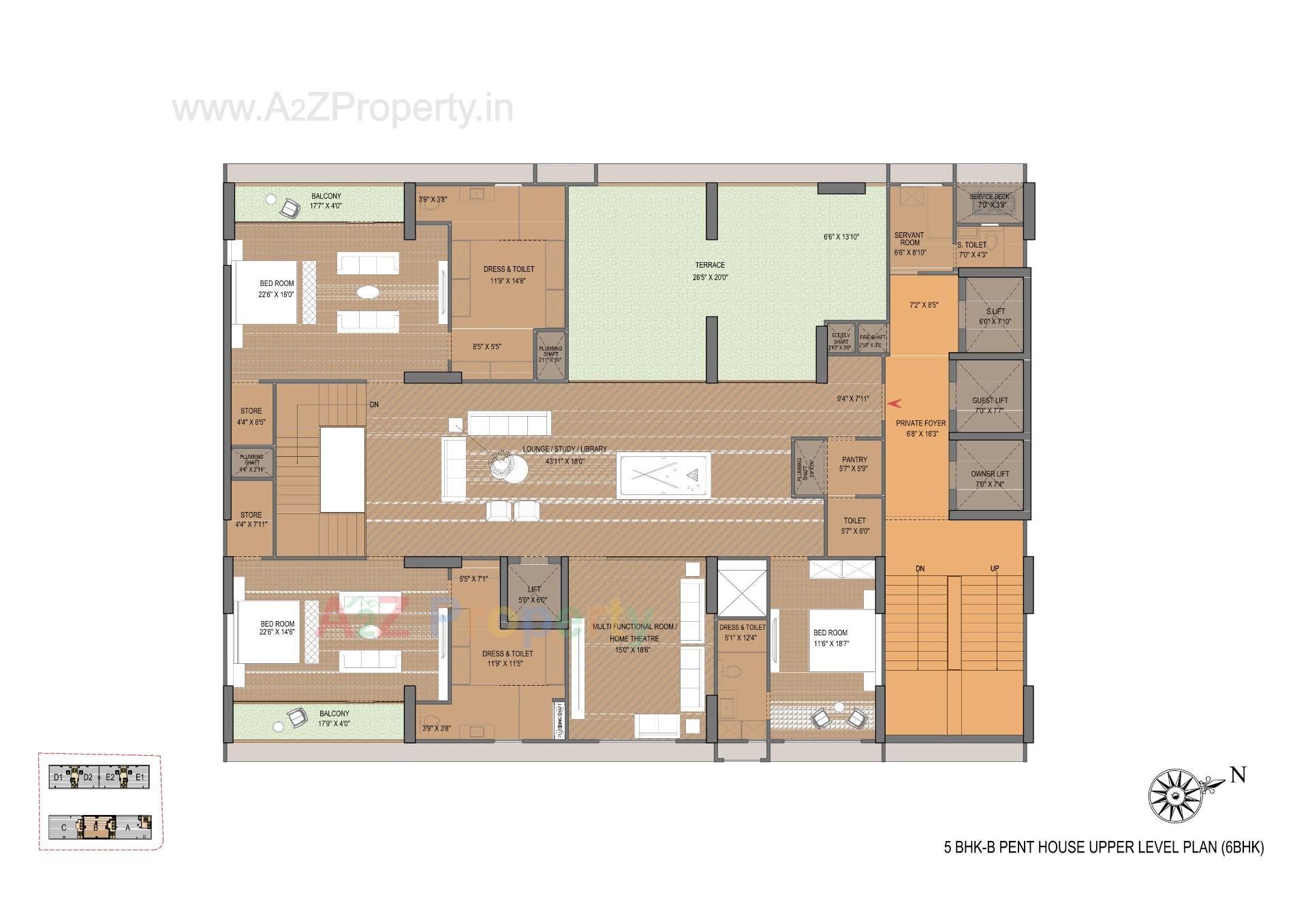 Layout of real estate project Venus Pashmina located at Bodakdev, Ahmedabad, Gujarat