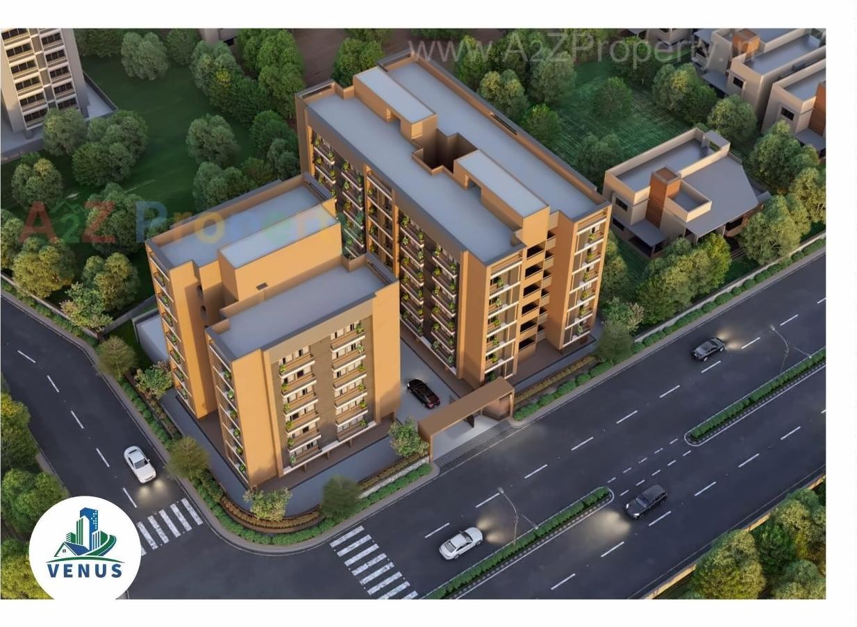 3D Elevation of real estate project Venus Sky located at Singrva, Ahmedabad, Gujarat