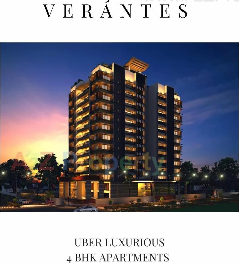 3D Elevation of real estate project Verantes located at Thaltej, Ahmedabad, Gujarat
