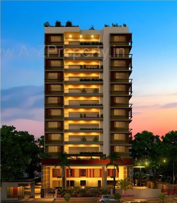 3D Elevation of real estate project Verantes located at Thaltej, Ahmedabad, Gujarat