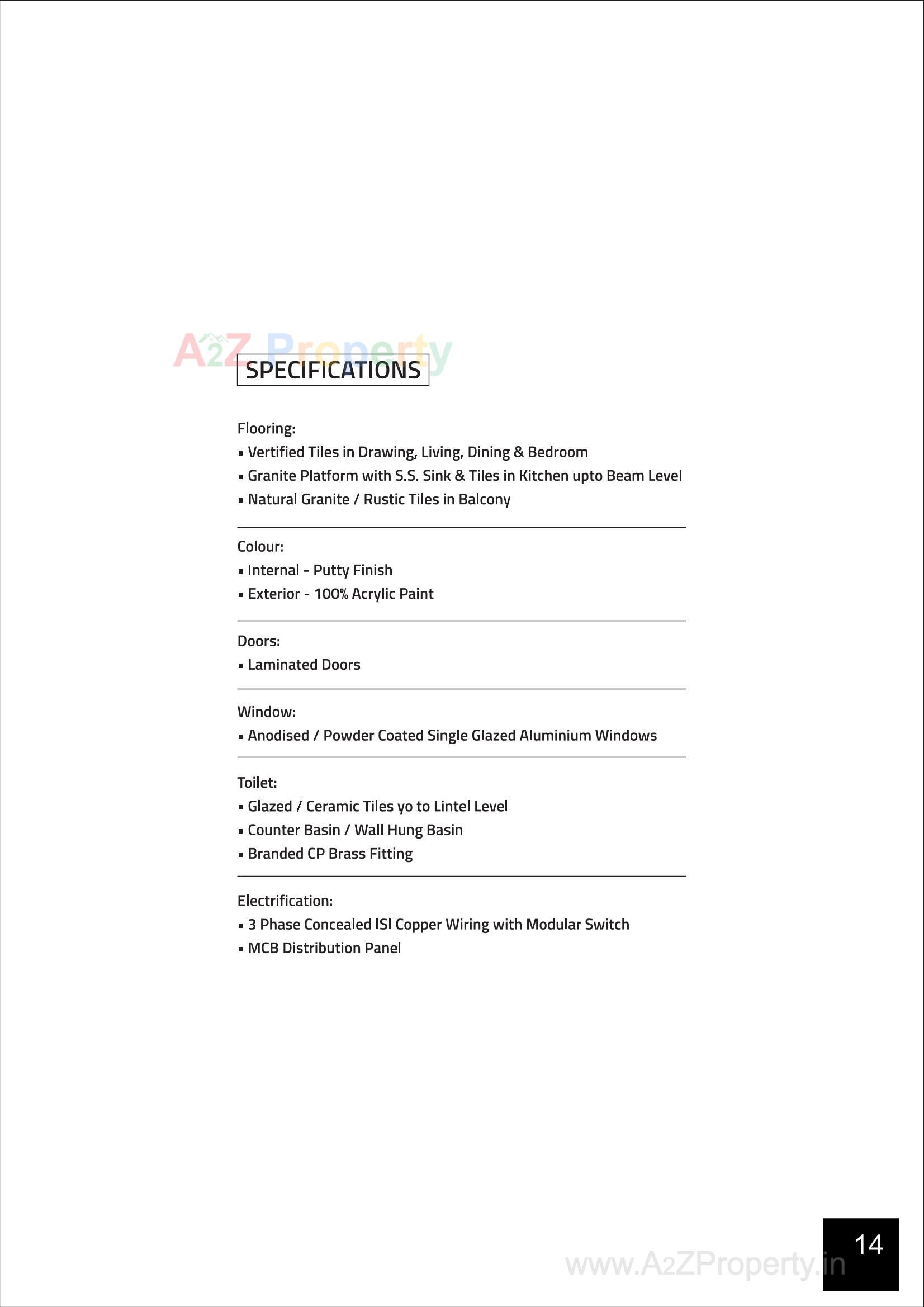  of real estate project Veritas located at Sola, Ahmedabad, Gujarat