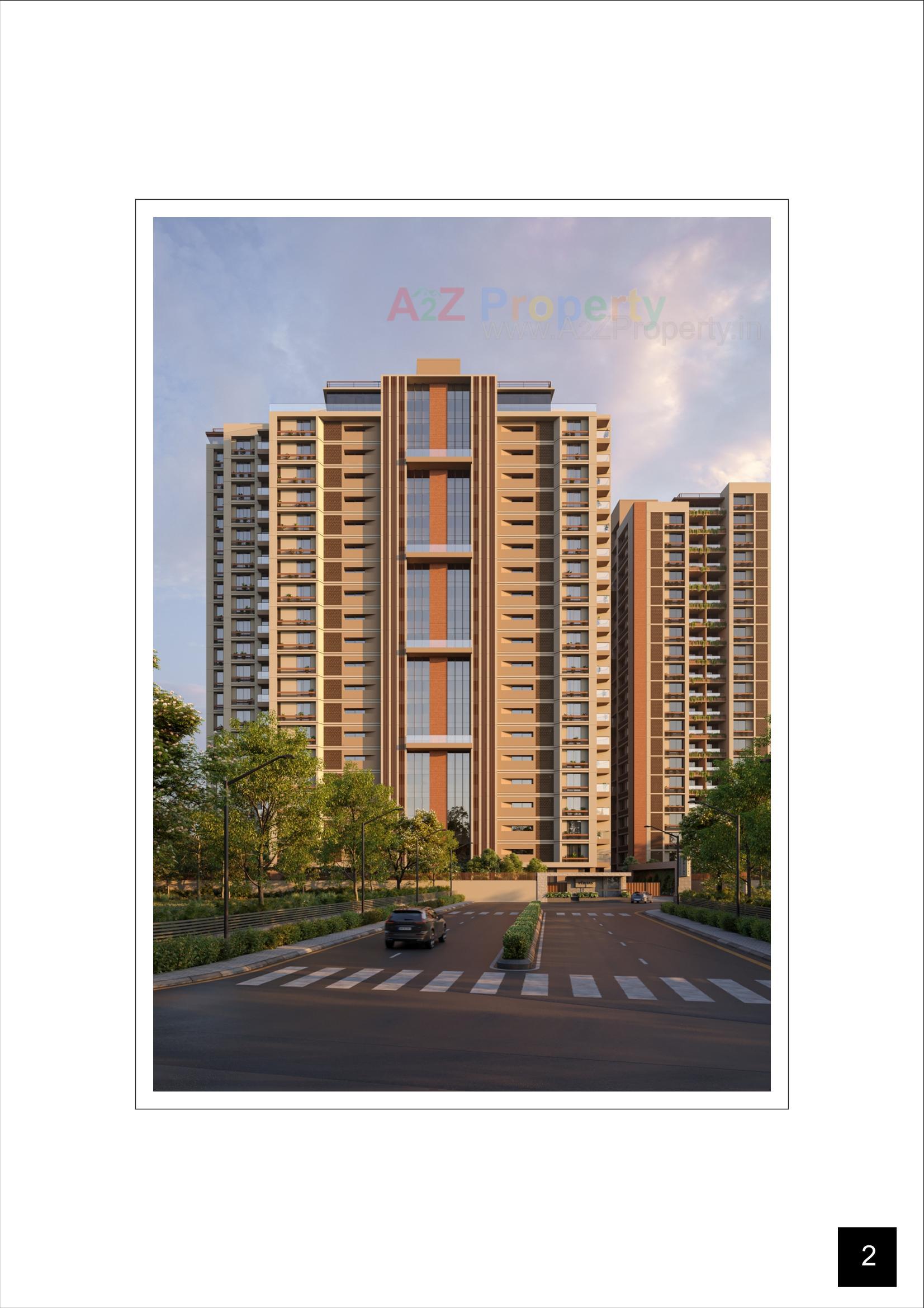 3D Elevation of real estate project Veritas located at Sola, Ahmedabad, Gujarat