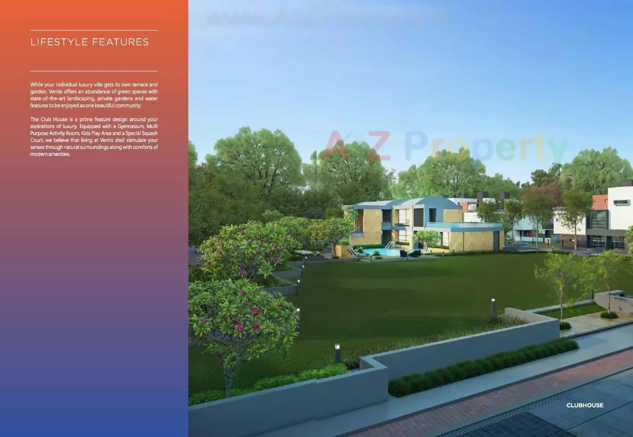 3D Elevation of real estate project Vernis Villa located at Sanand, Ahmedabad, Gujarat