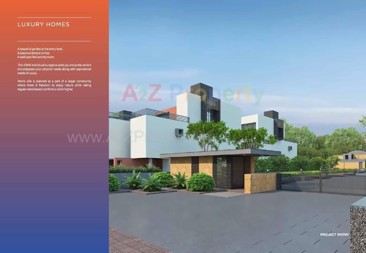 3D Elevation of real estate project Vernis Villa located at Sanand, Ahmedabad, Gujarat