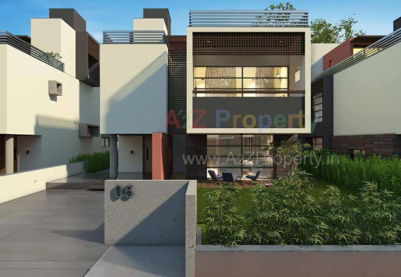 3D Elevation of real estate project Vernis Villa located at Sanand, Ahmedabad, Gujarat