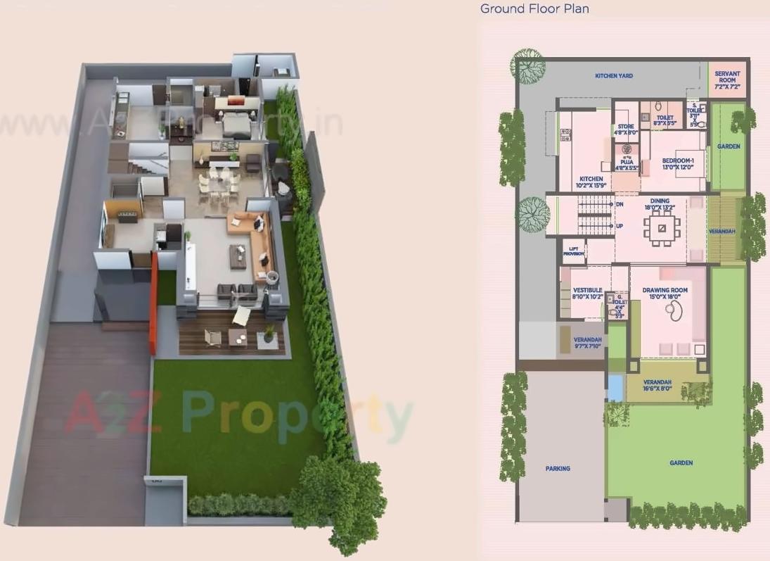 Layout of real estate project Vernis Villa located at Sanand, Ahmedabad, Gujarat