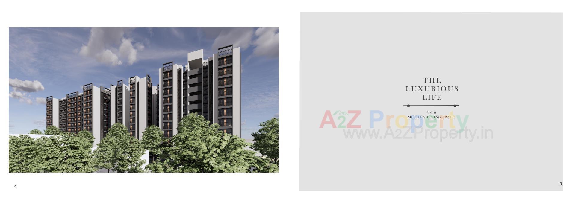  of real estate project Vertex Luxuria located at Memnagar, Ahmedabad, Gujarat