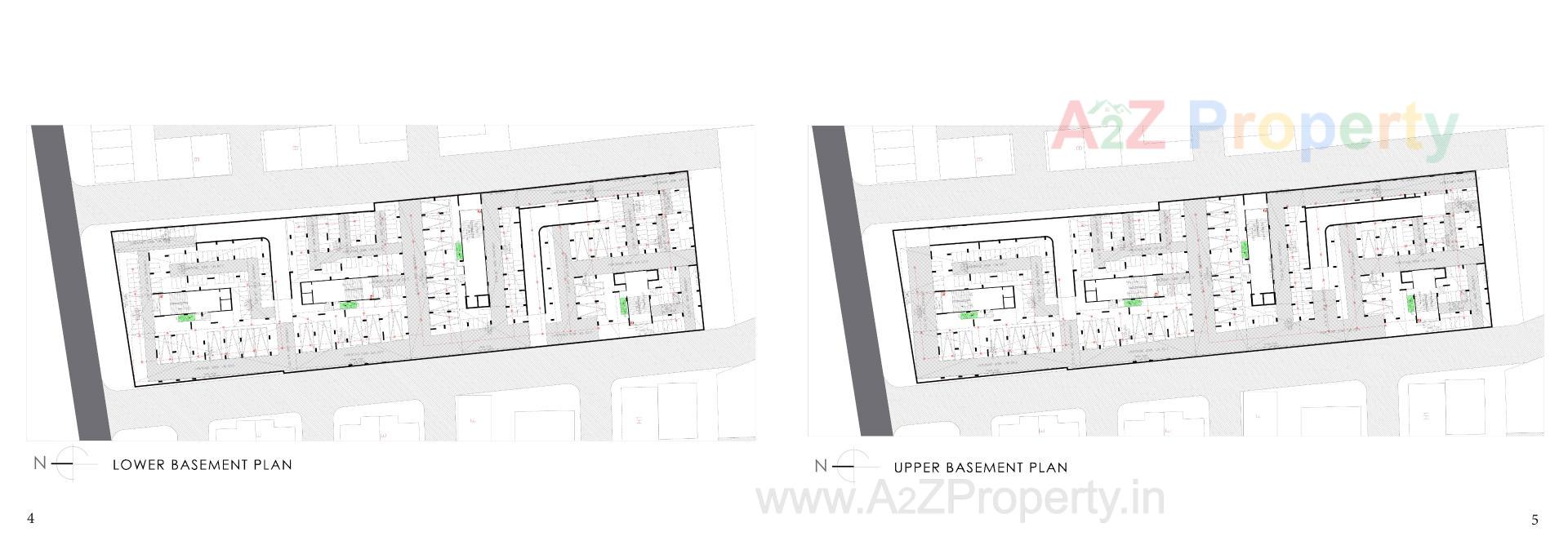 Layout of real estate project Vertex Luxuria located at Memnagar, Ahmedabad, Gujarat
