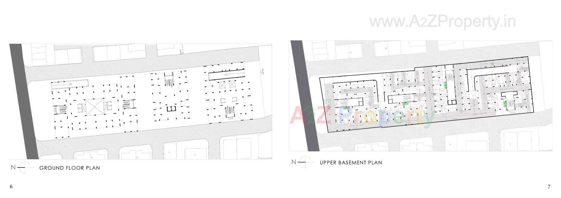 Layout of real estate project Vertex Luxuria located at Memnagar, Ahmedabad, Gujarat