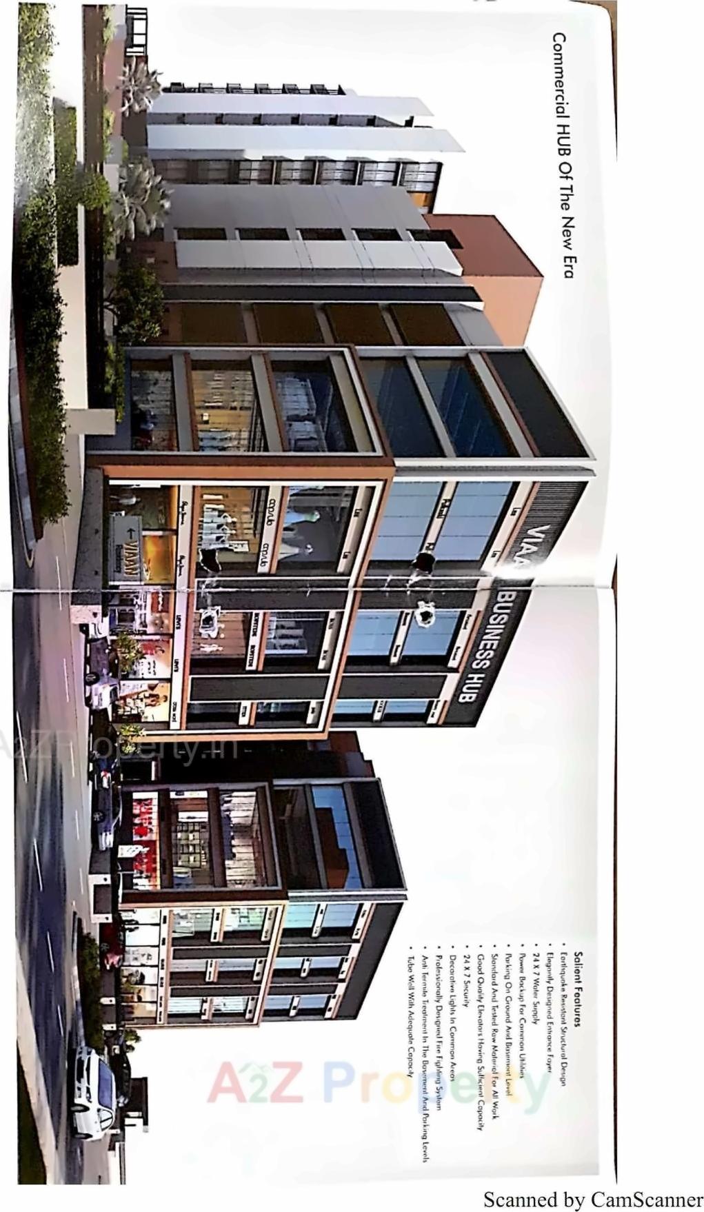 3D Elevation of real estate project Viaan Business Hub   Residency located at Vatva, Ahmedabad, Gujarat