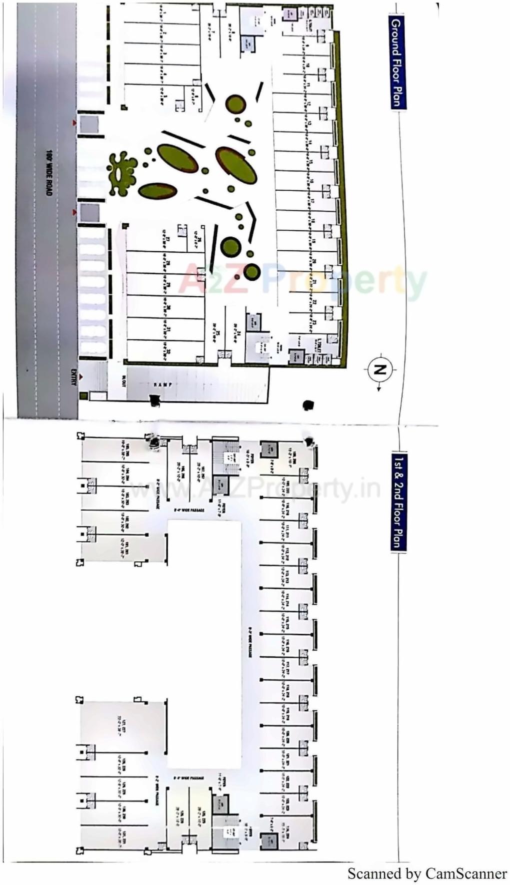Layout of real estate project Viaan Business Hub   Residency located at Vatva, Ahmedabad, Gujarat