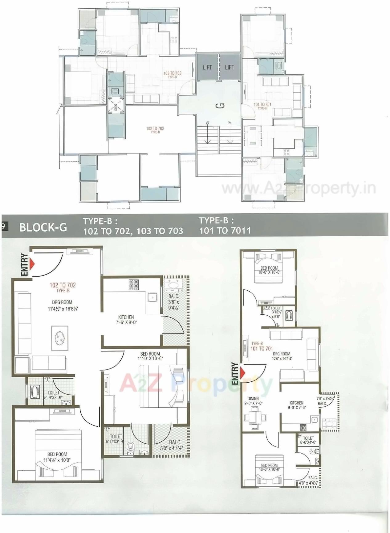 Layout of real estate project Vibrant Residency located at Naroda, Ahmedabad, Gujarat