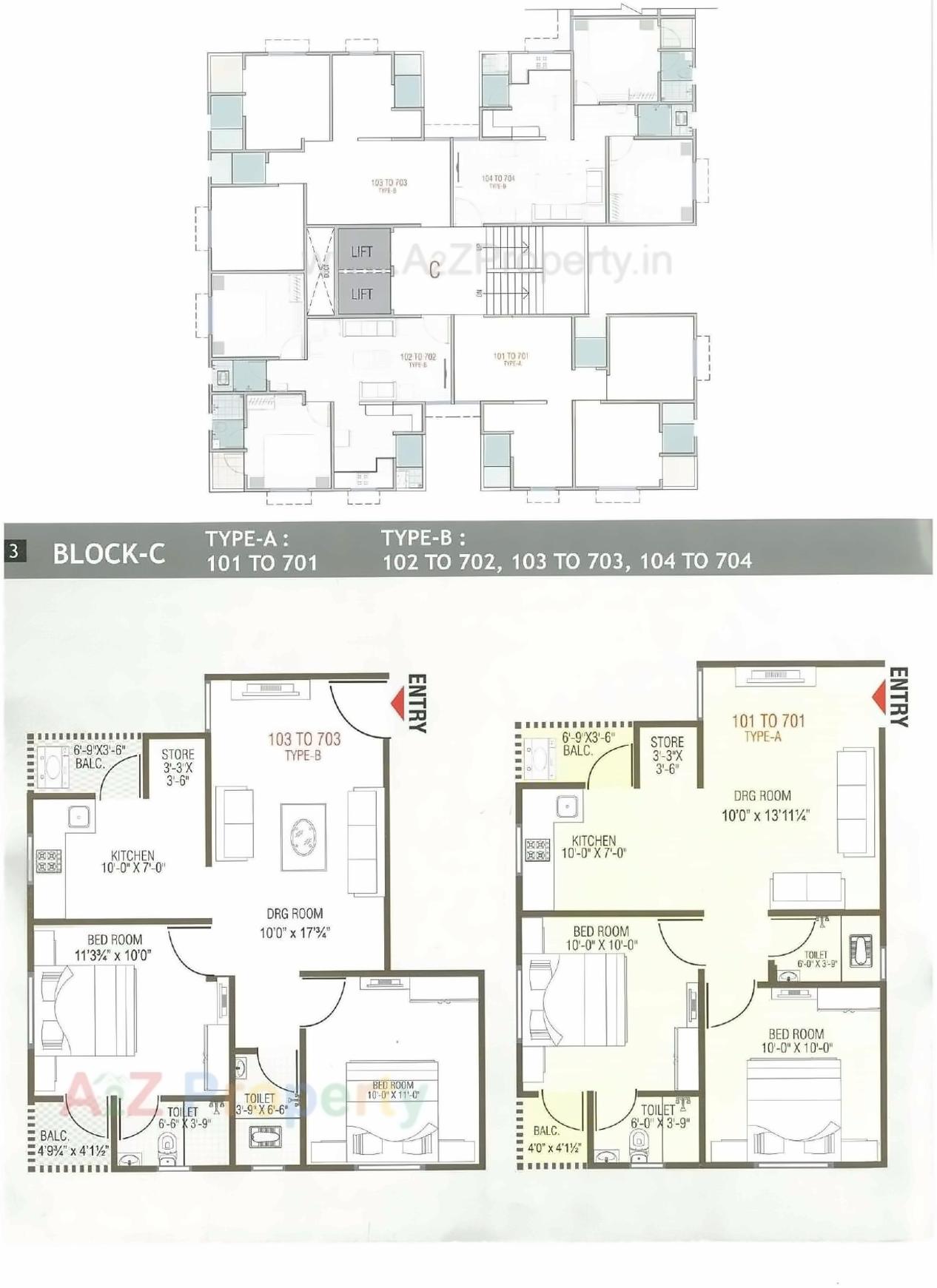 Layout of real estate project Vibrant Residency located at Naroda, Ahmedabad, Gujarat