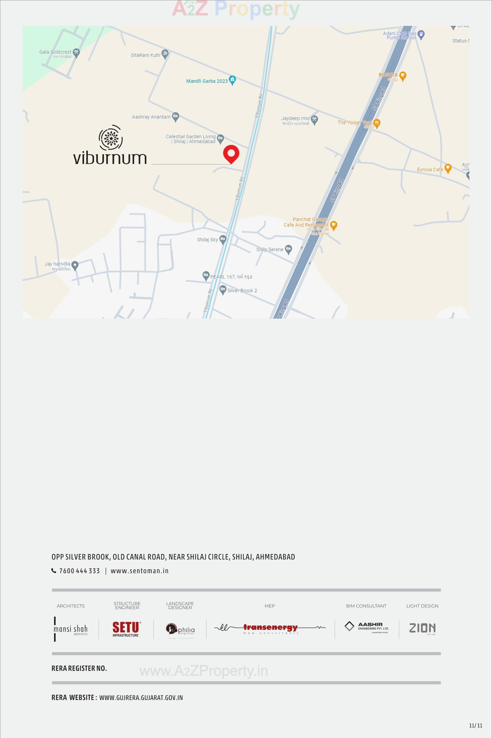  of real estate project Viburnum located at Shilaj, Ahmedabad, Gujarat
