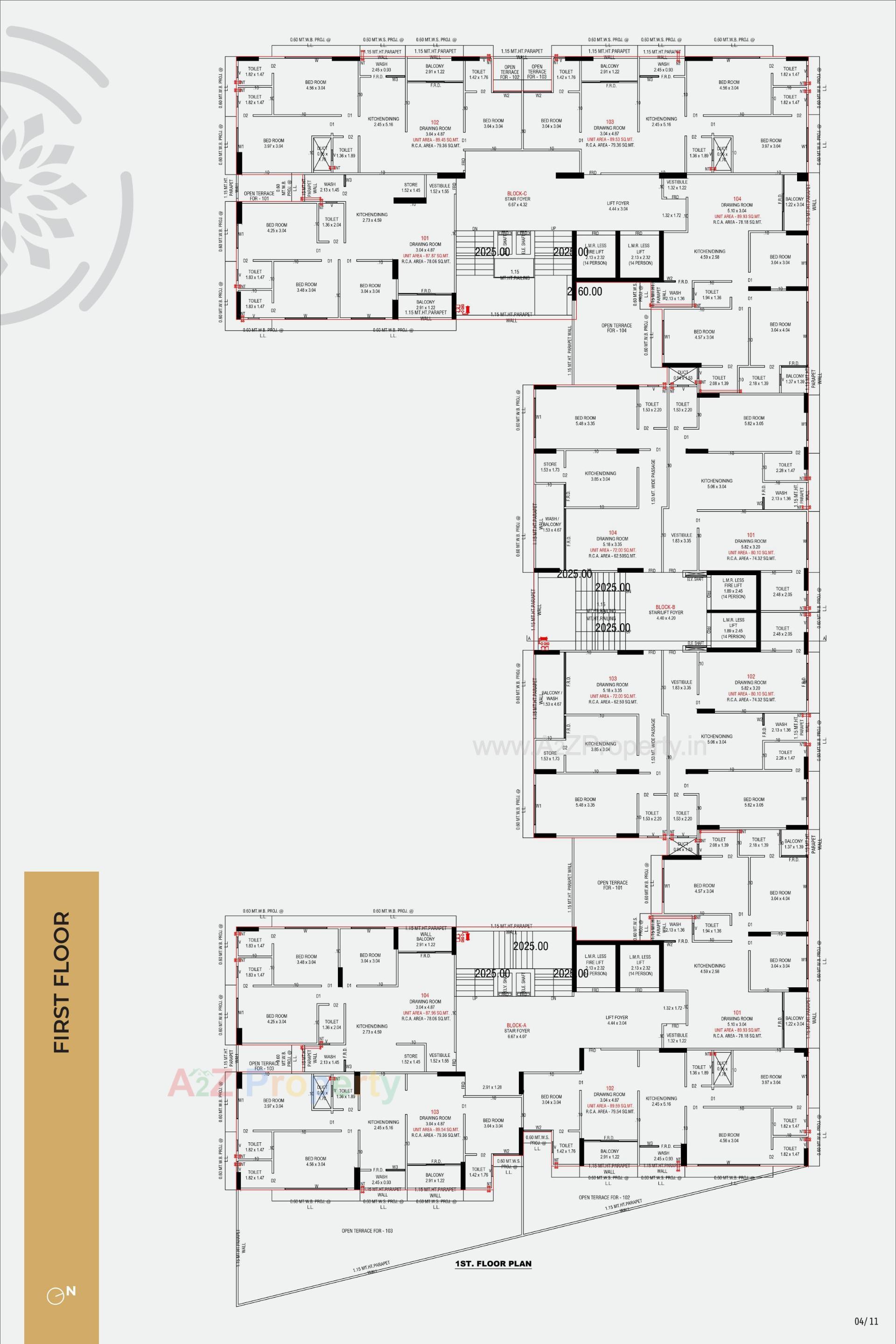 Layout of real estate project Viburnum located at Shilaj, Ahmedabad, Gujarat