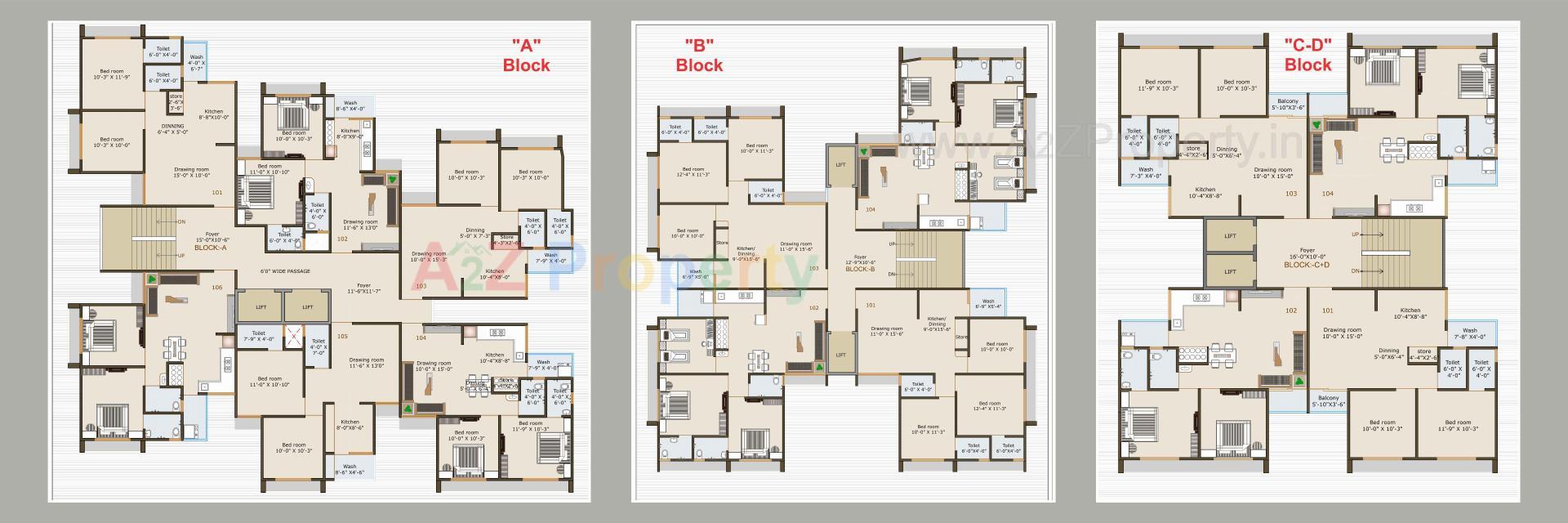 Layout of real estate project Victoria Heaven located at Hanspura, Ahmedabad, Gujarat