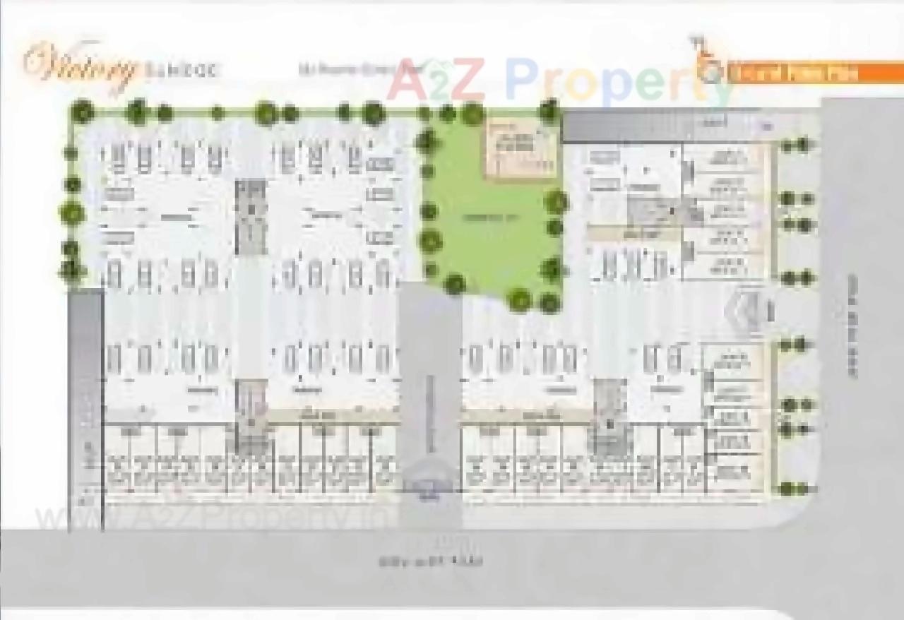 Layout of real estate project Victory Sunrise located at Gota, Ahmedabad, Gujarat